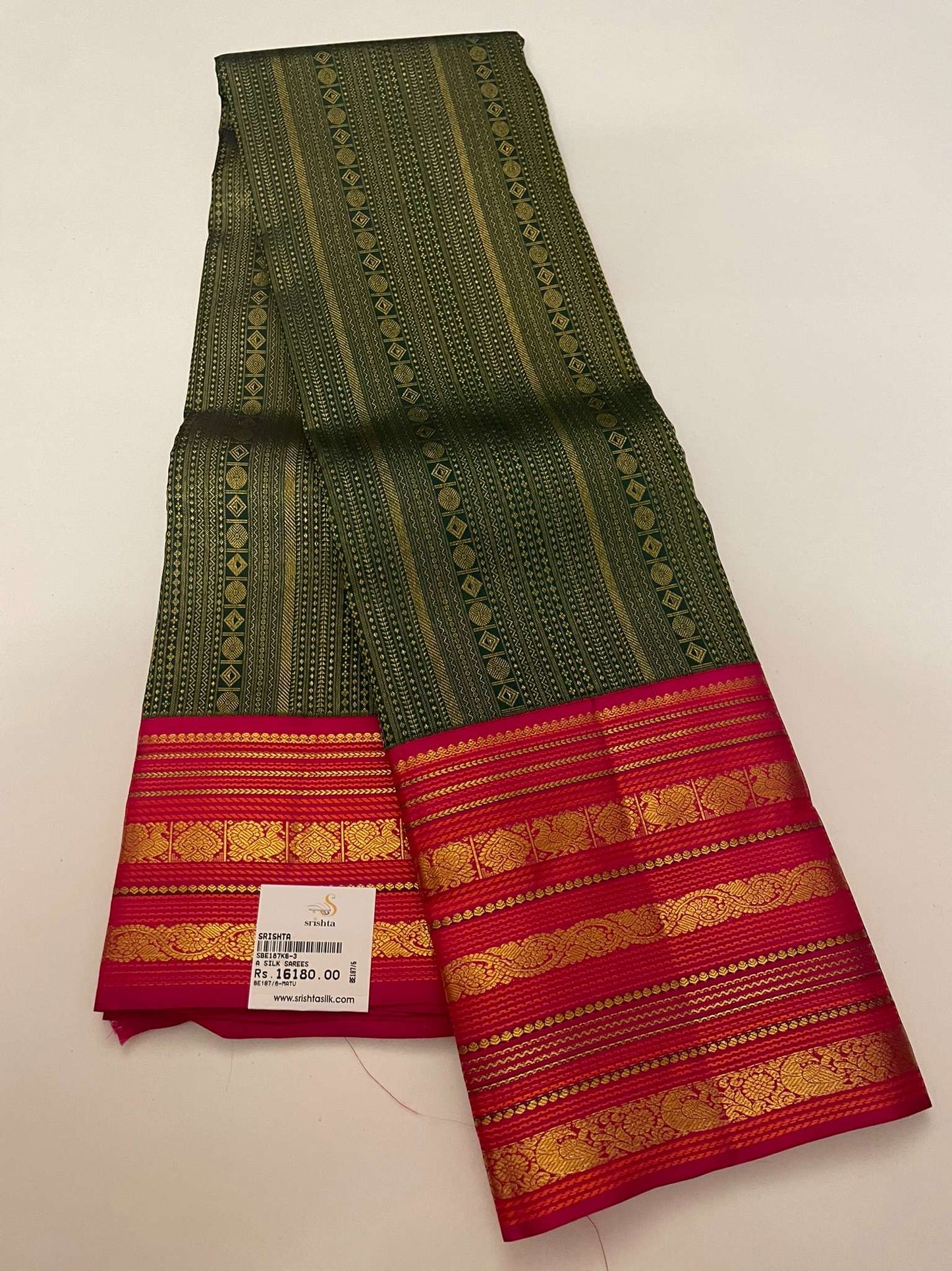 Kanchivaram Silk SBE187K6-3 By SRISHTA