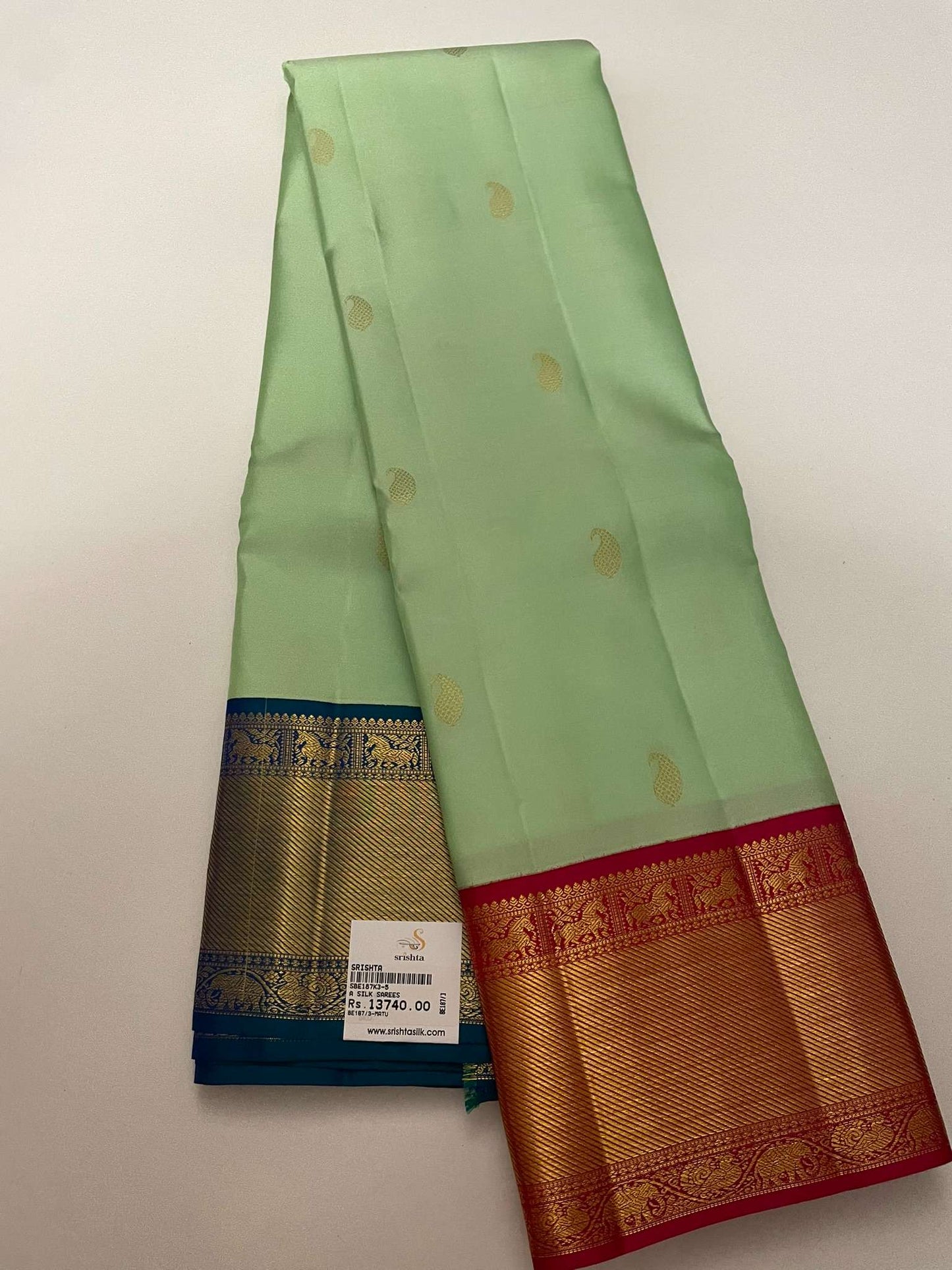 Kanchivaram Silk SBE187K3-5 By SRISHTA