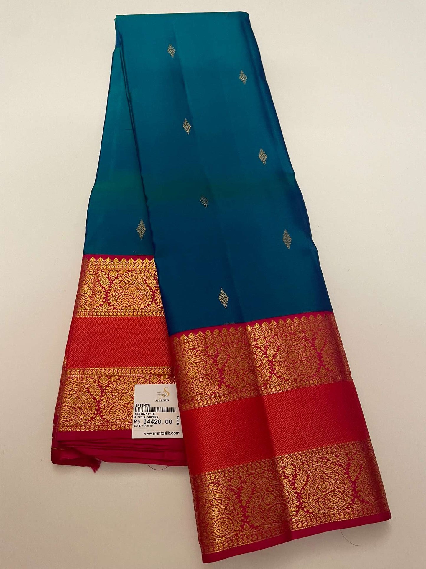 Kanchivaram Silk SBE187K4-15 By SRISHTA