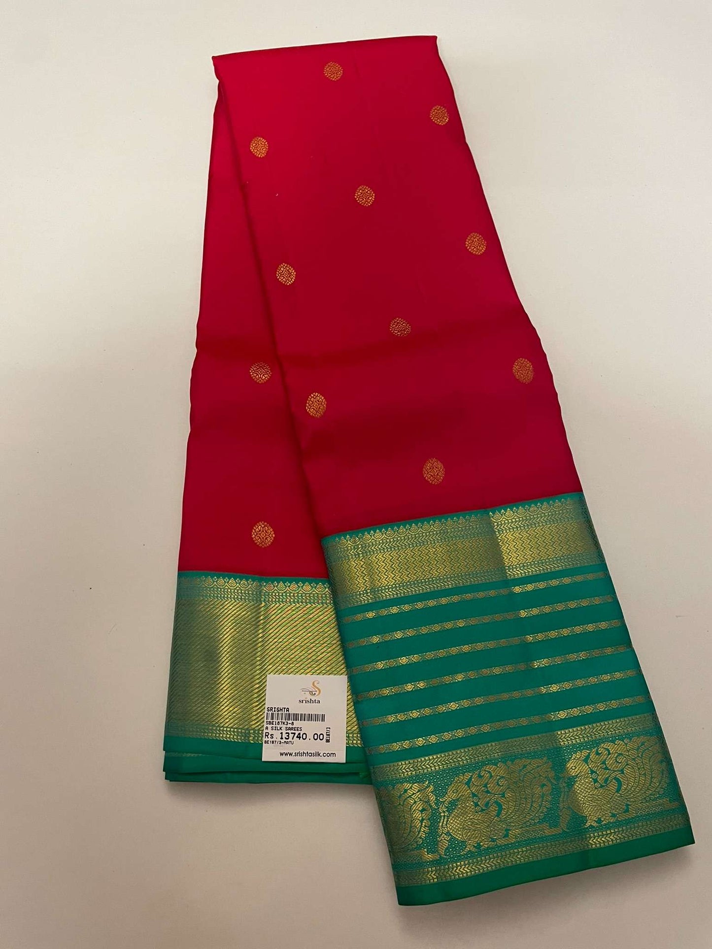 Kanchivaram Silk SBE187K3-8 By SRISHTA