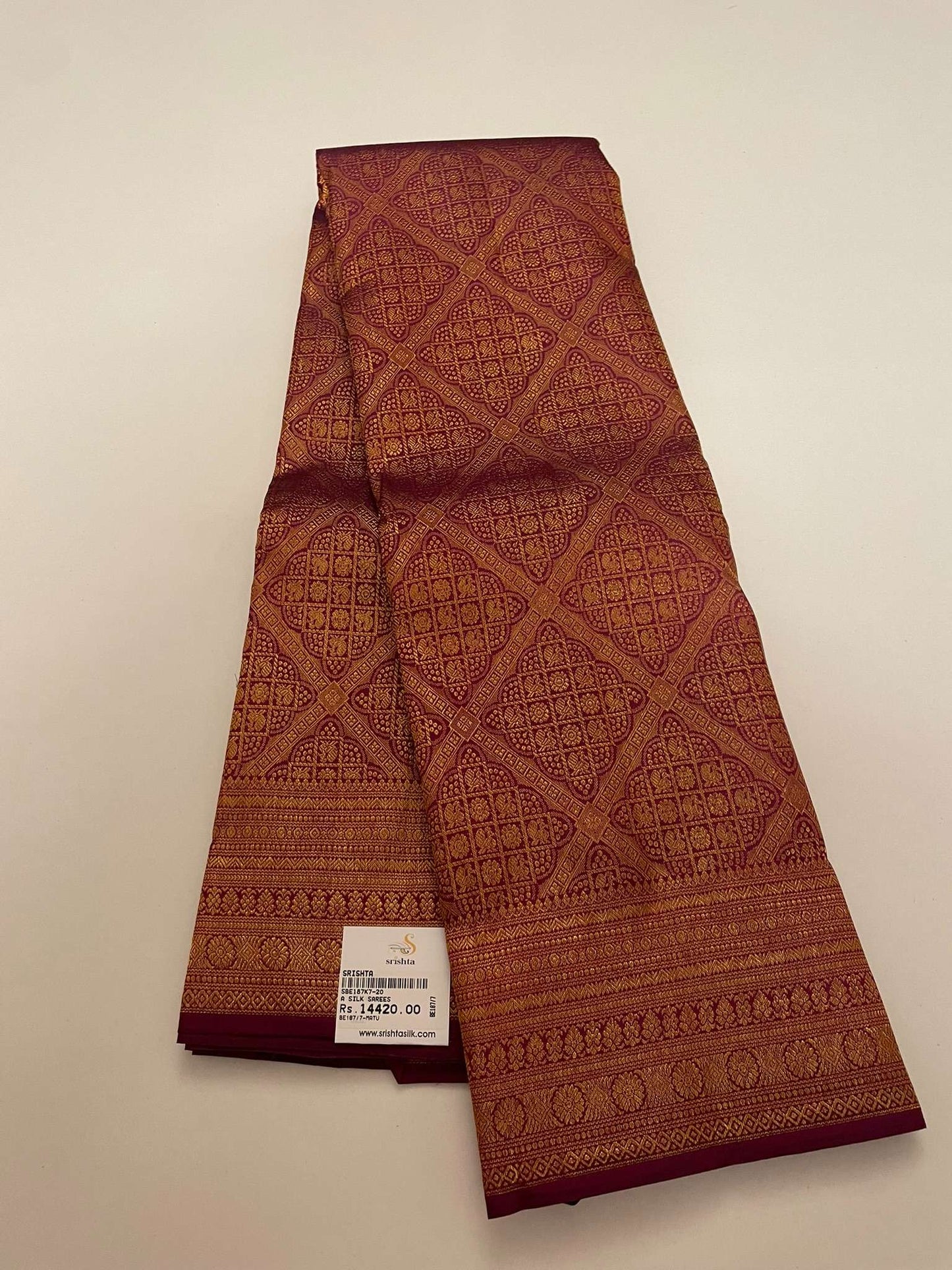 Kanchivaram Silk SBE187K7-20 By SRISHTA
