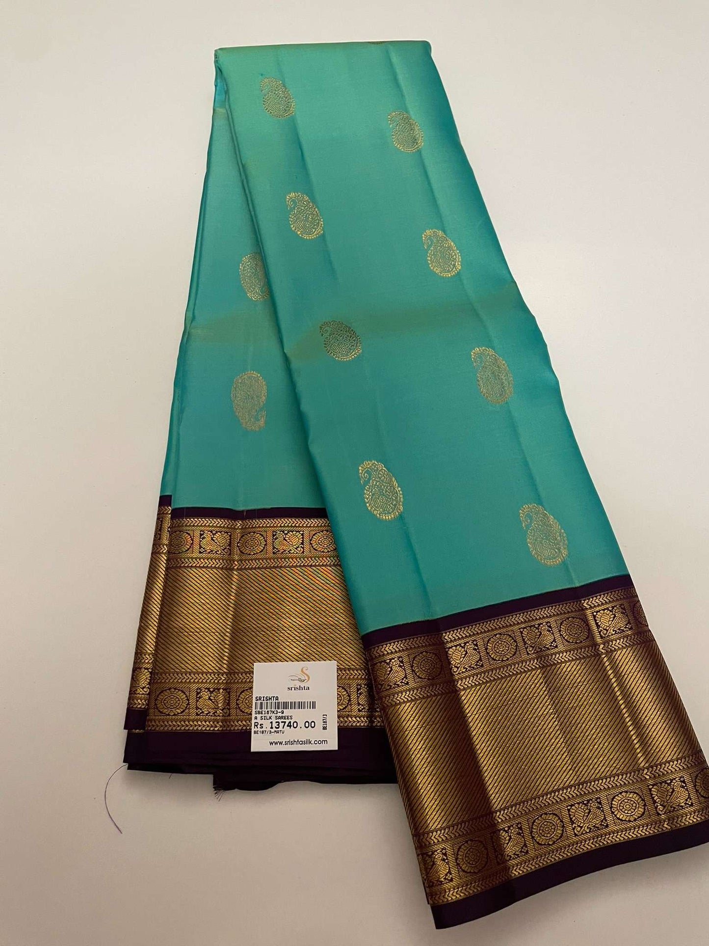 Kanchivaram Silk SBE187K3-9 By SRISHTA