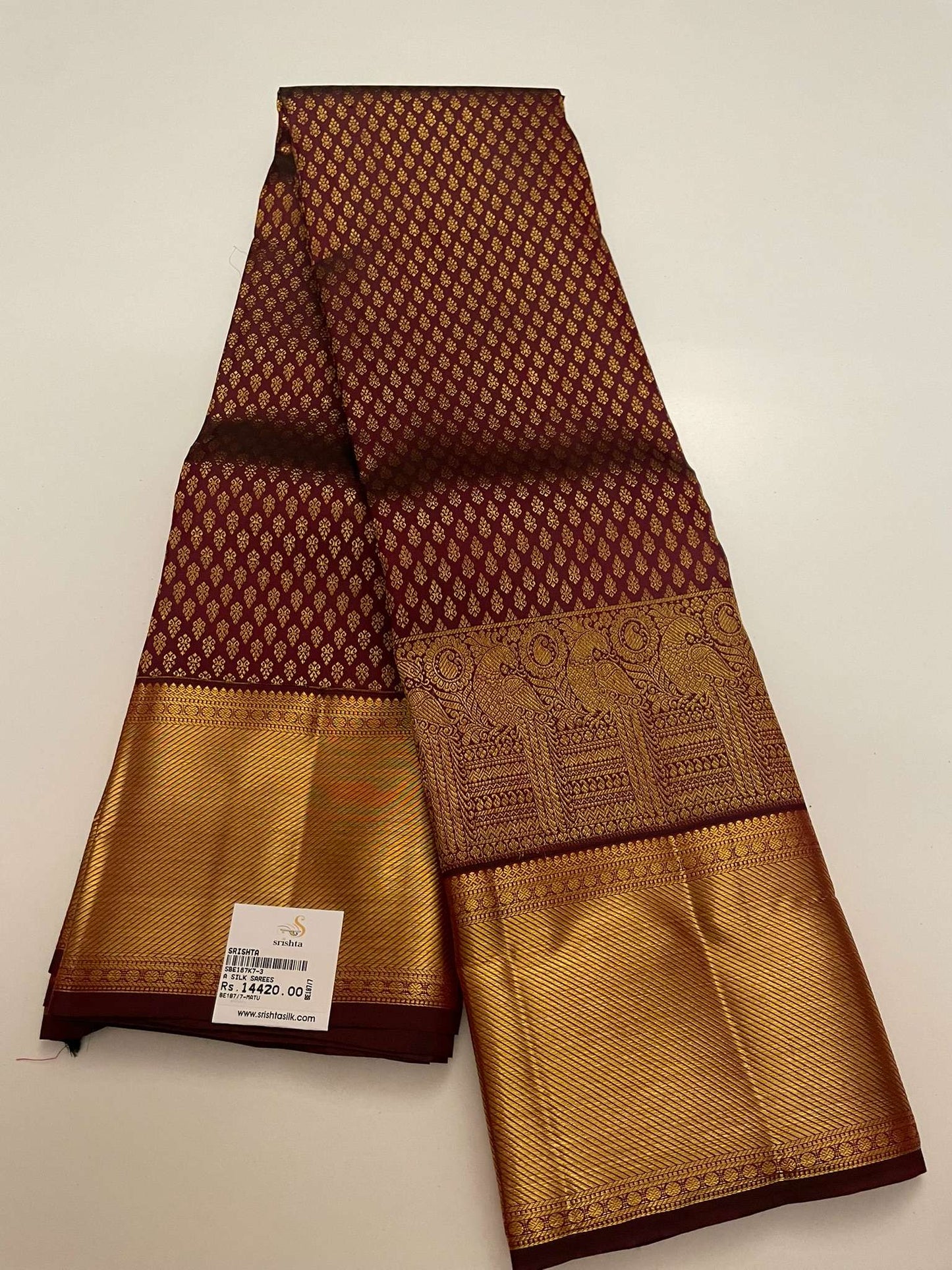 Kanchivaram Silk SBE187K7-3 By SRISHTA