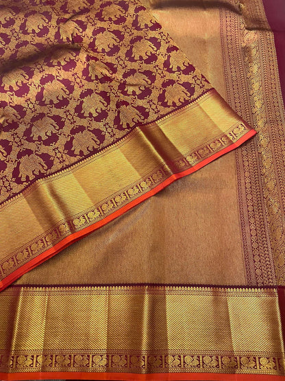 Kanchivaram Silk SBE187K7-15 By SRISHTA