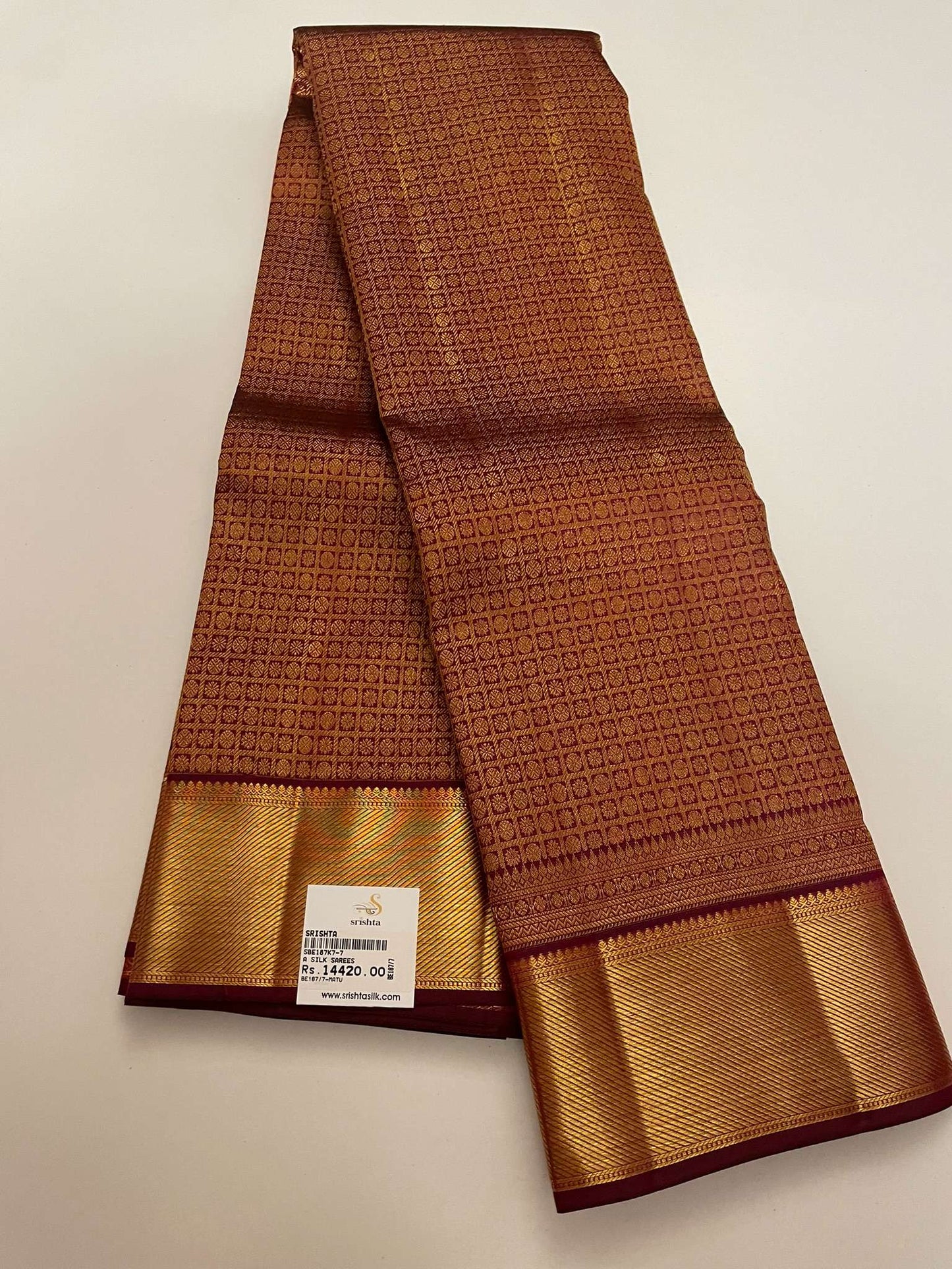 Kanchivaram Silk SBE187K7-7 By SRISHTA