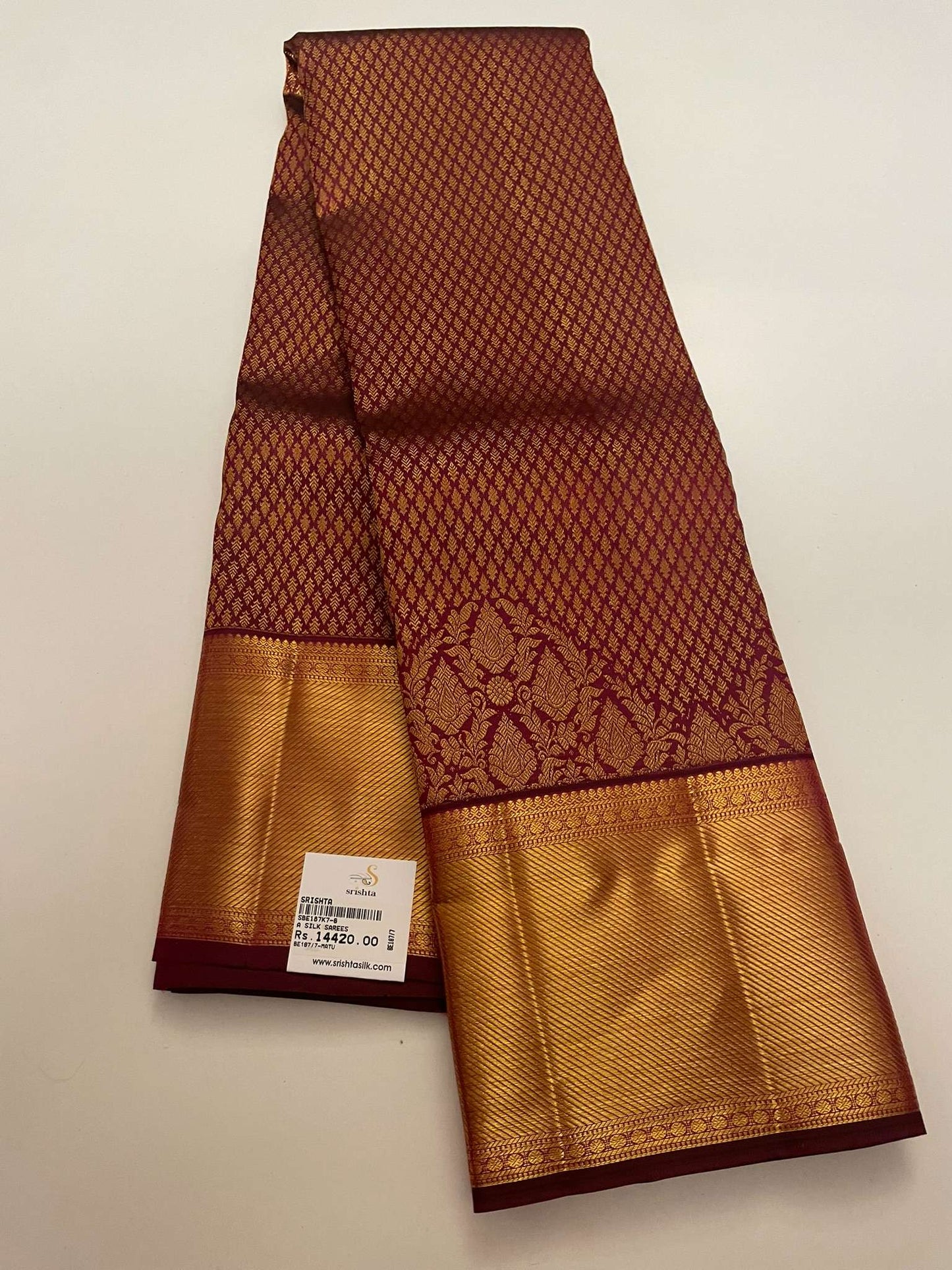 Kanchivaram Silk SBE187K7-8 By SRISHTA