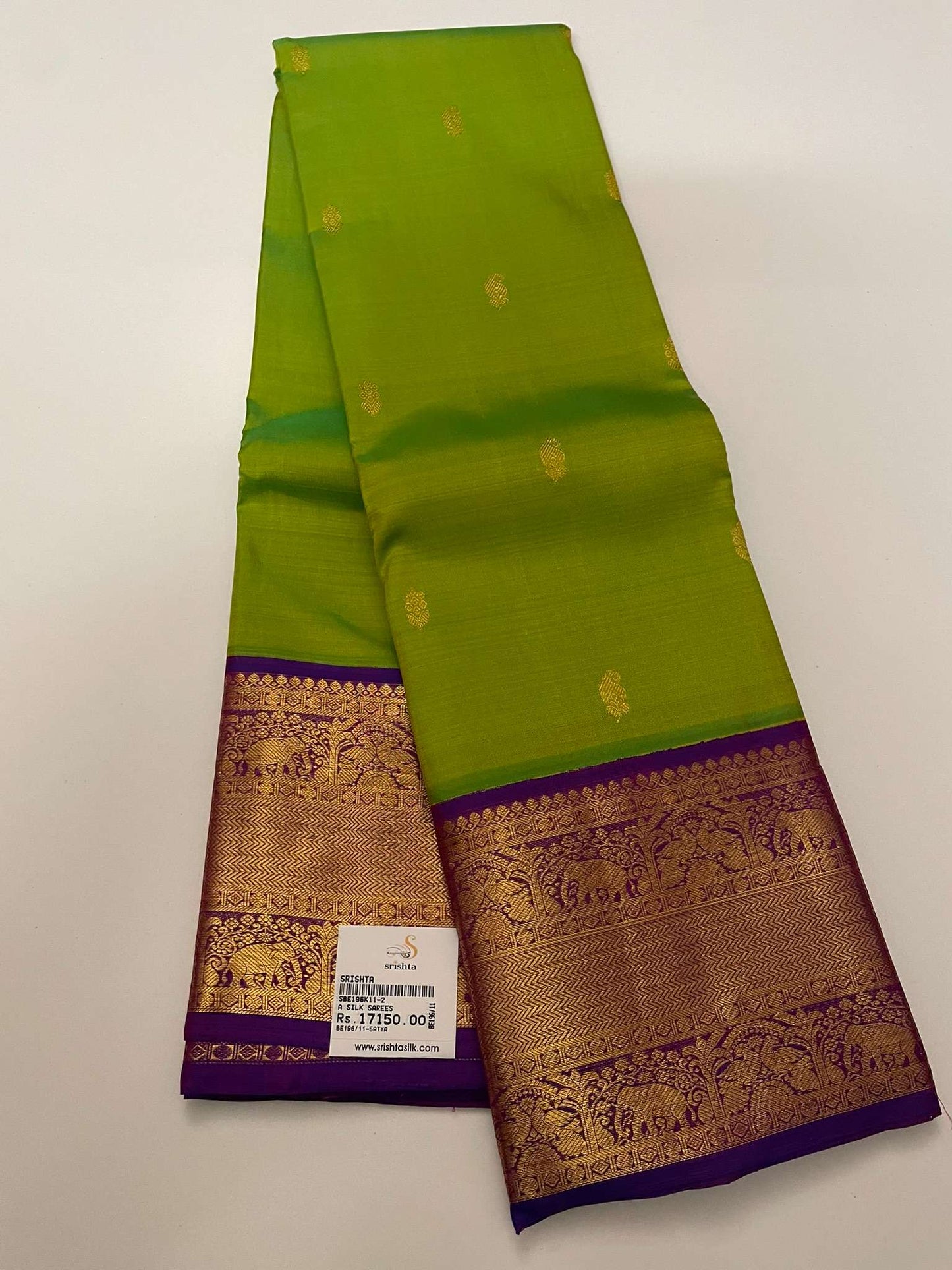 Kanchivaram Silk SBE196K11-2 By SRISHTA