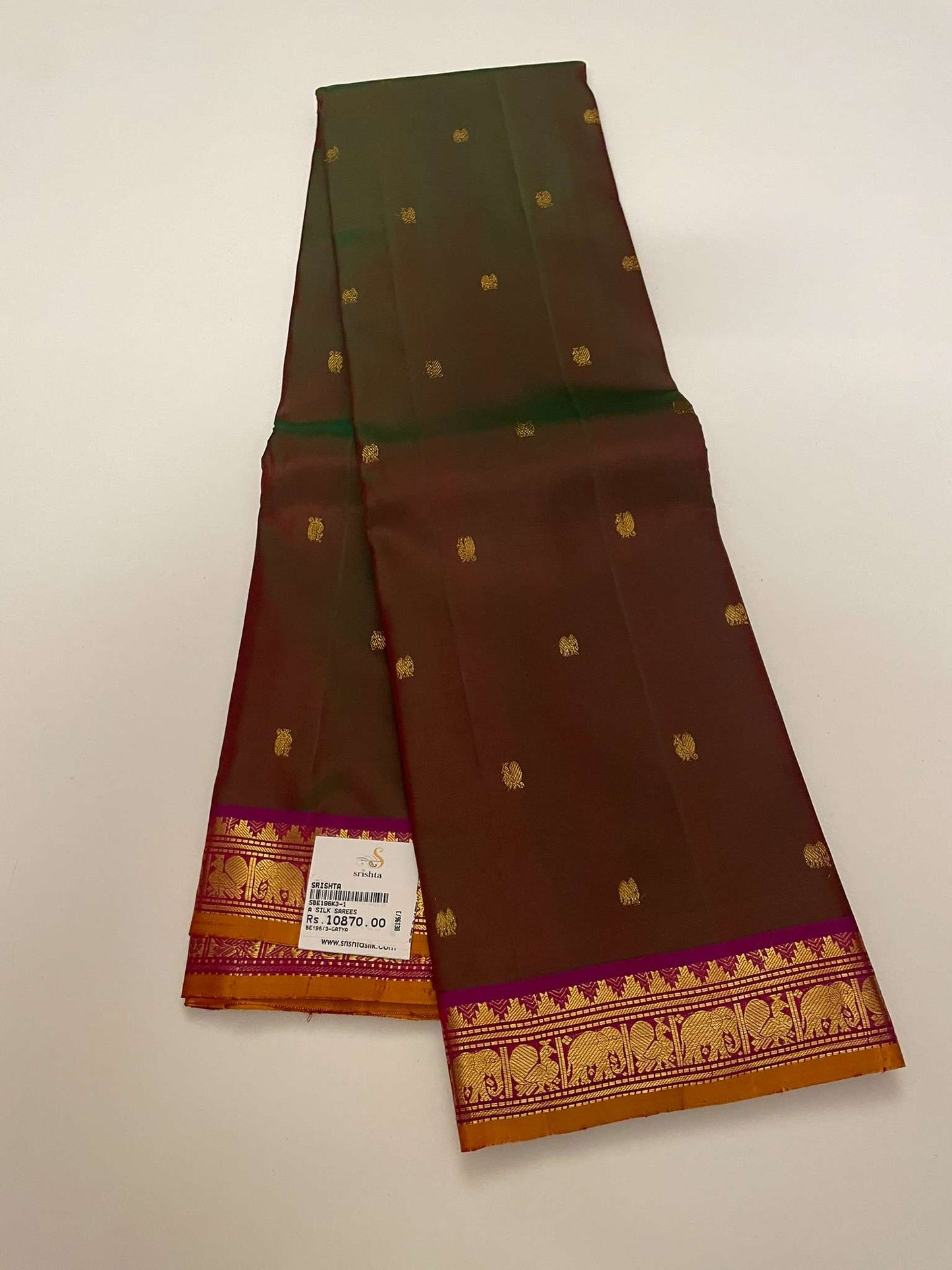 Kanchivaram Silk SBE196K3-1 By SRISHTA