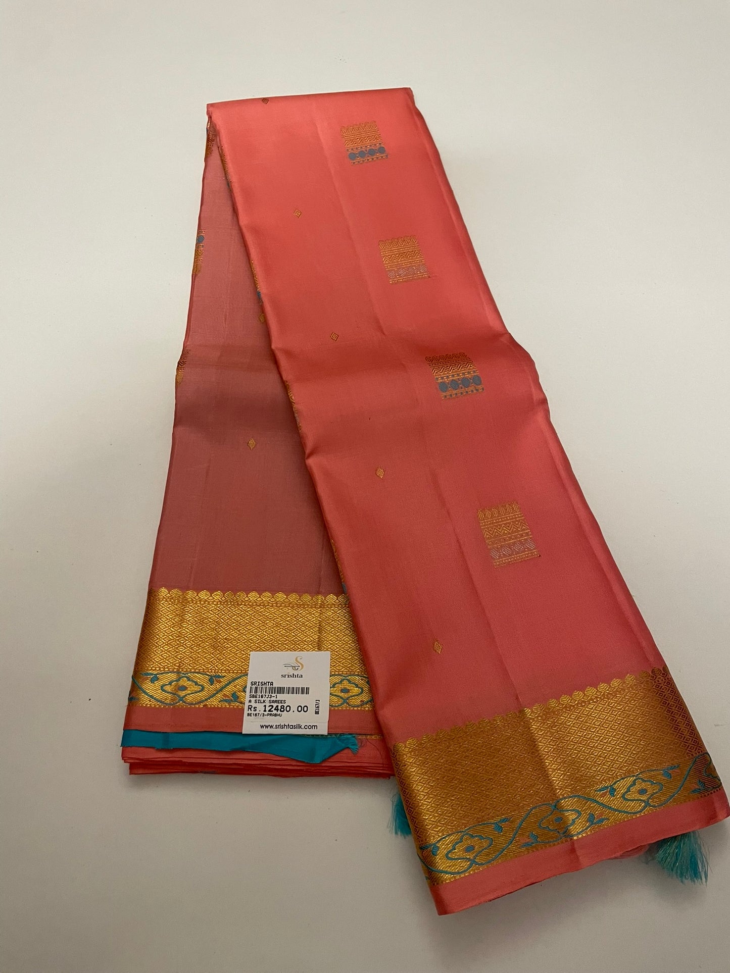 Kanchivaram Silk SBE190j3-1 By SRISHTA
