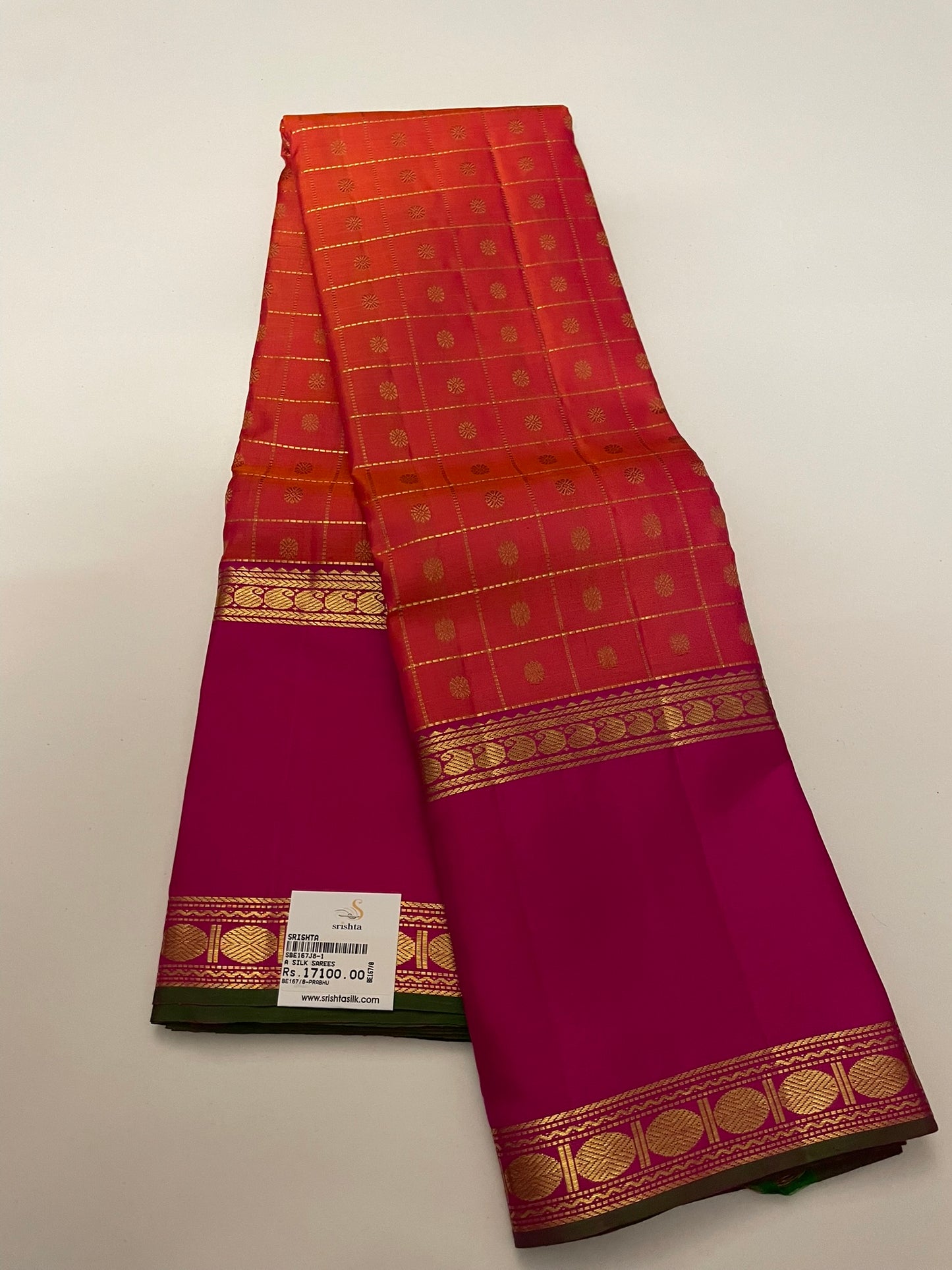 Kanchivaram Silk SBE167j8-1 By SRISHTA