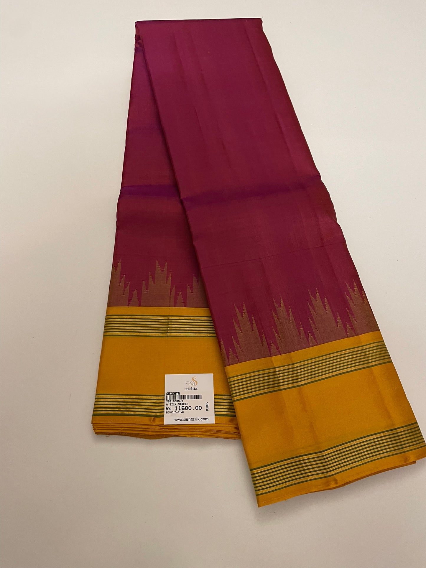 Kanchivaram Silk SBE180K5-2By SRISHTA