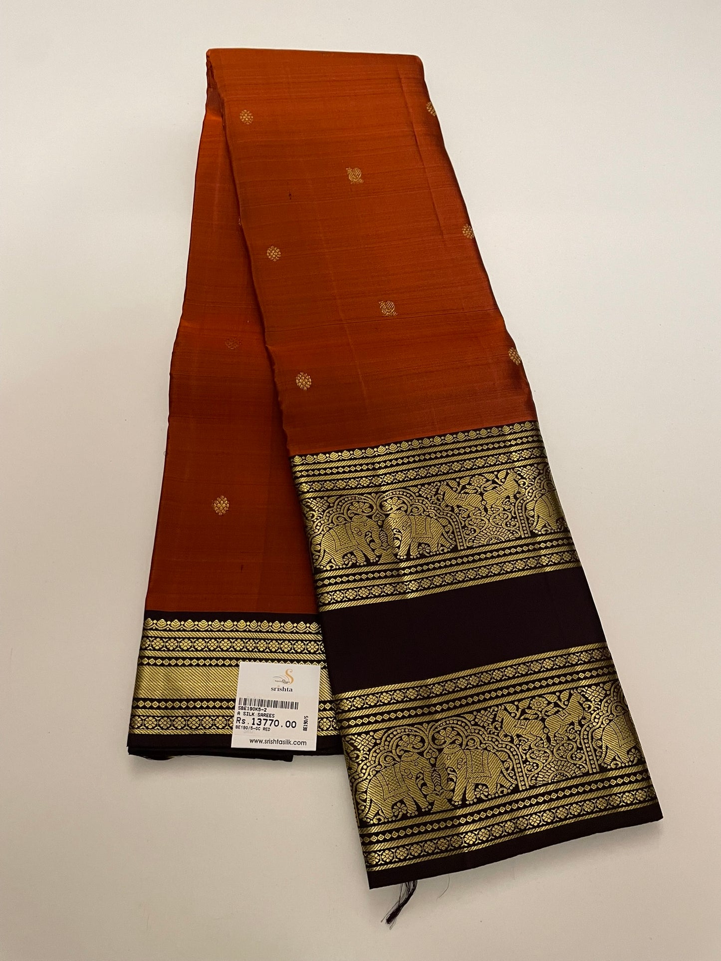 Kanchivaram Silk SBE190K5-2By SRISHTA