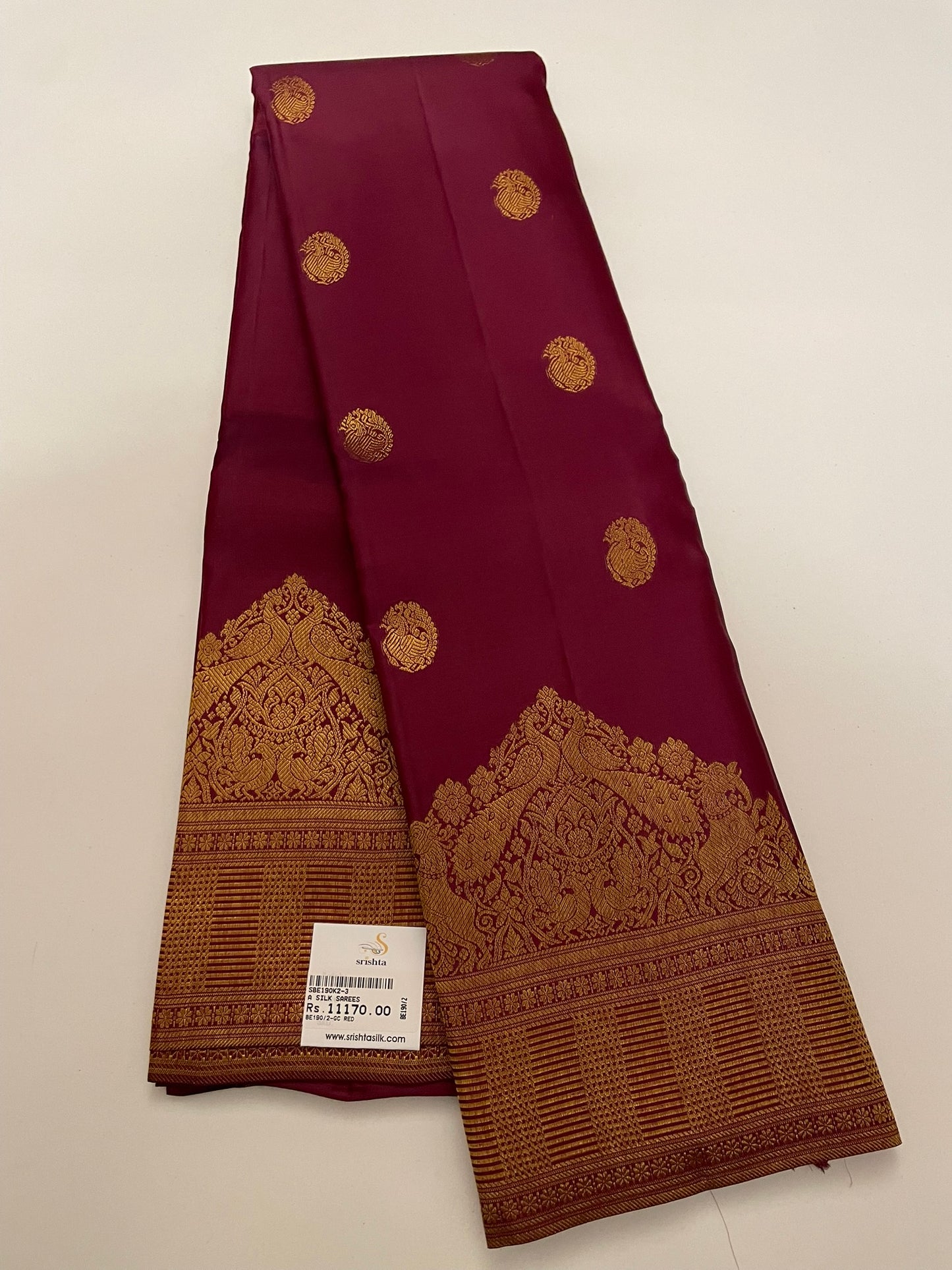Kanchivaram Silk SBE190K2-3By SRISHTA