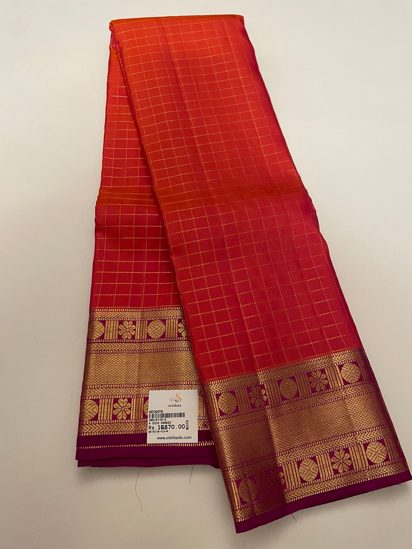 Kanchivaram Silk SBE157j8-2By SRISHTA