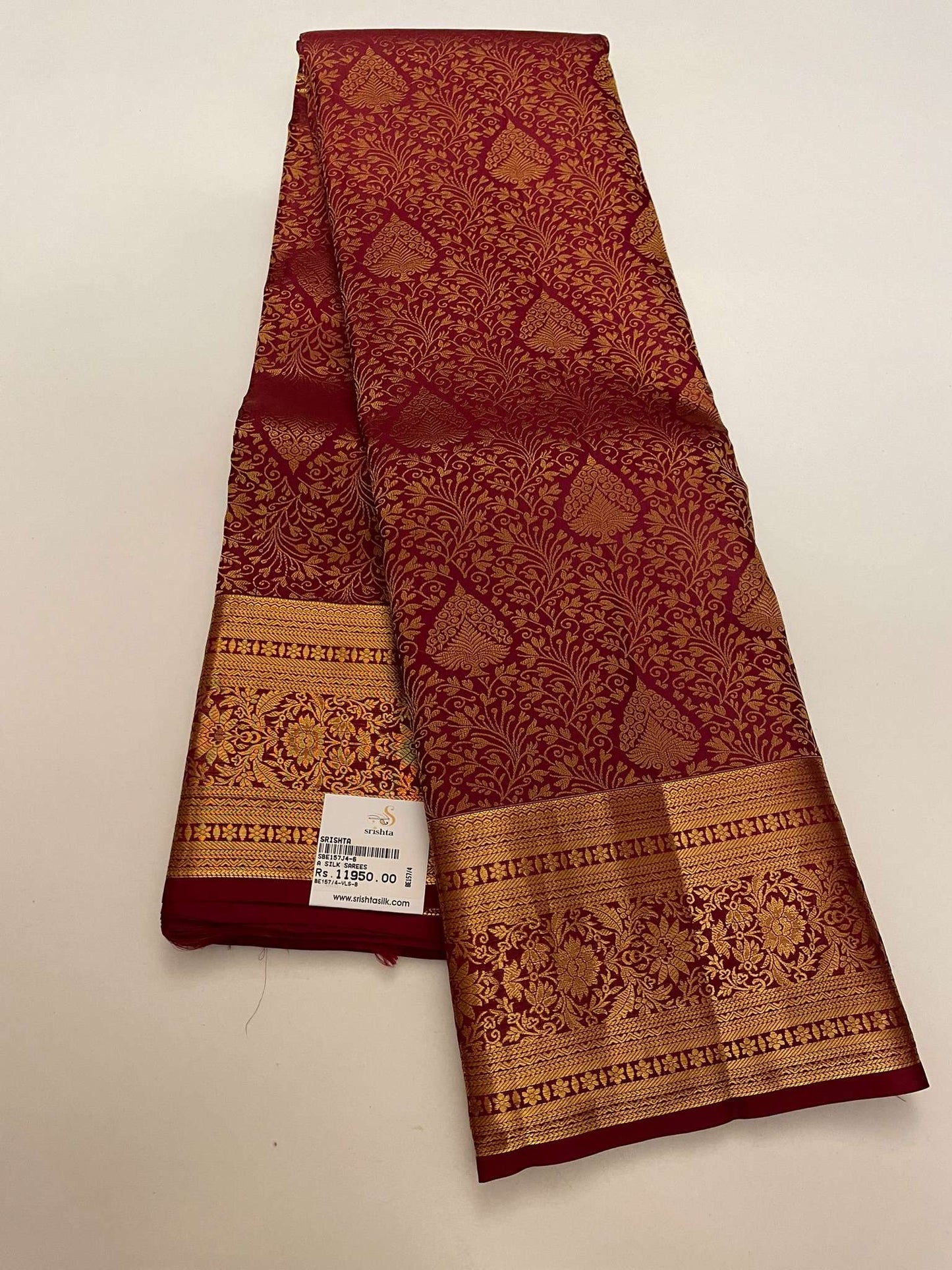 Kanchivaram Silk SBE157j4-6By SRISHTA