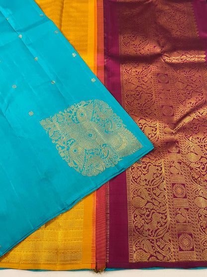 Kanchivaram Silk SBE256C9-9 By SRISHTA