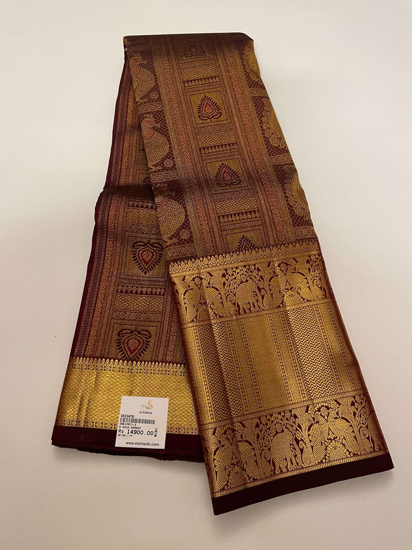 Kanchivaram Silk SBE138J1-2 By SRISHTA