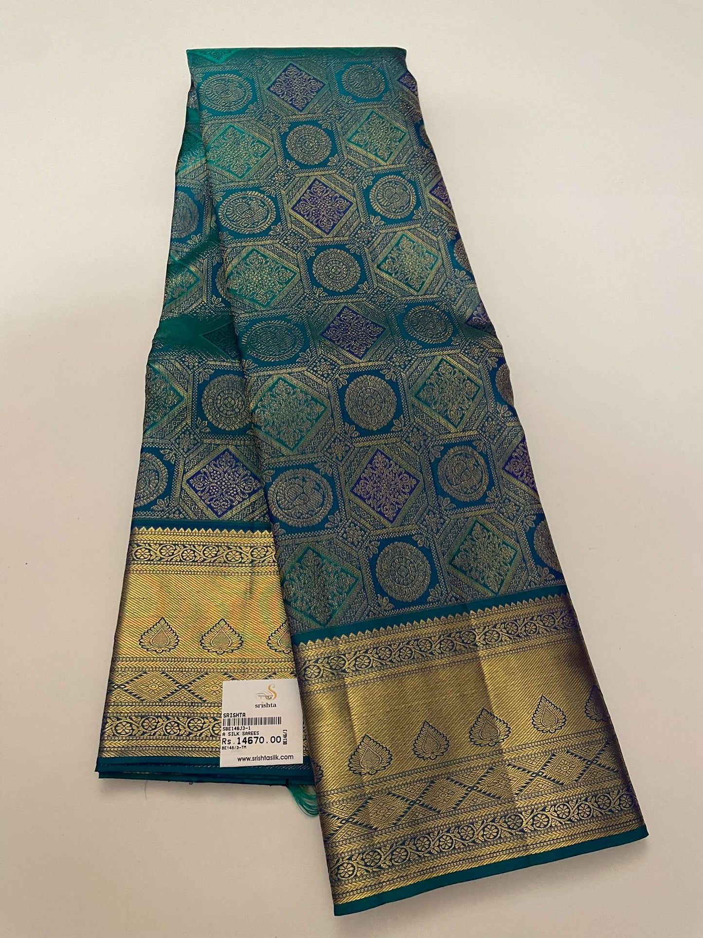 Kanchivaram Silk SBE146J3-1 By SRISHTA