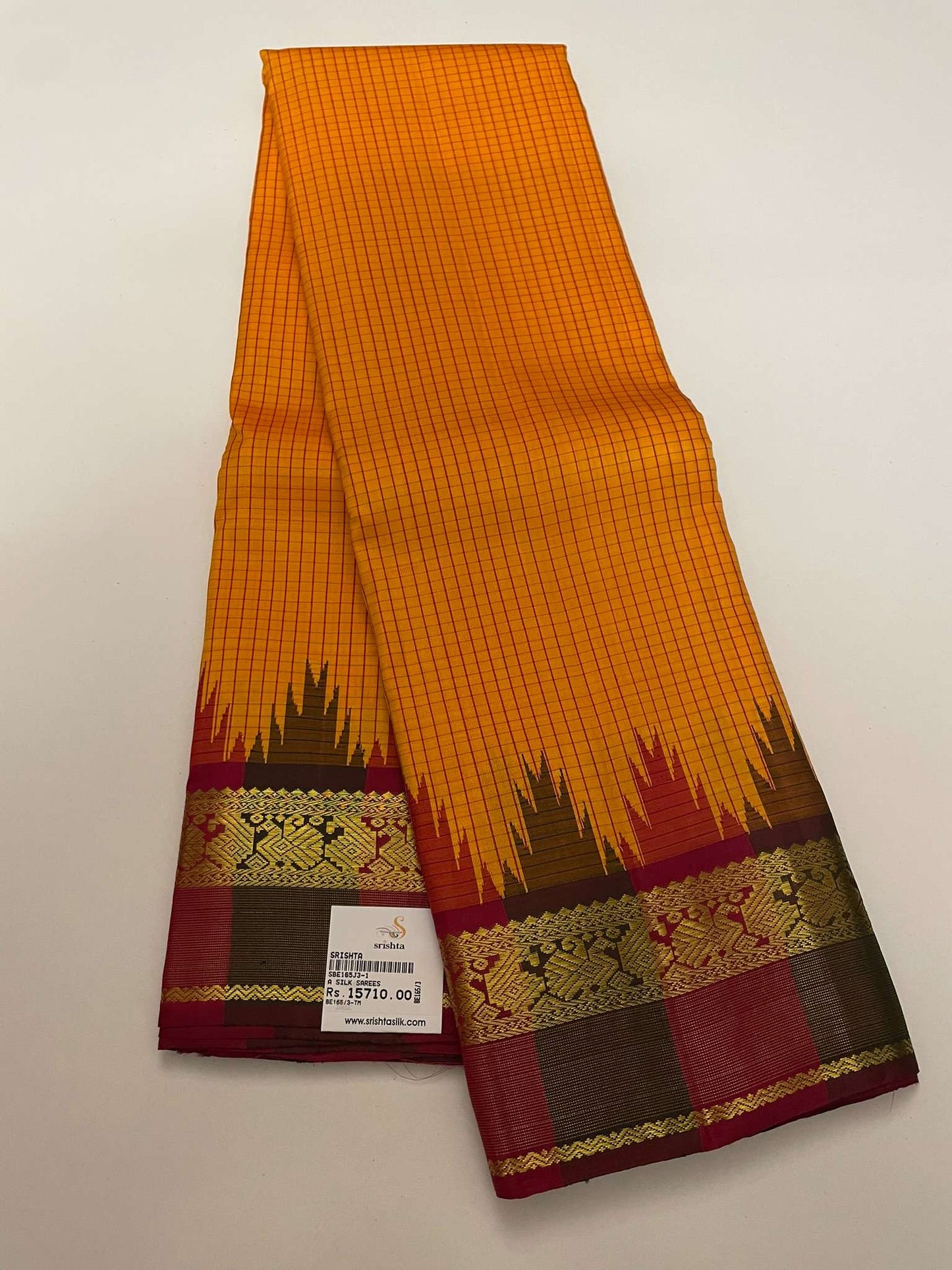 Kanchivaram Silk SBE165J3-1 By SRISHTA
