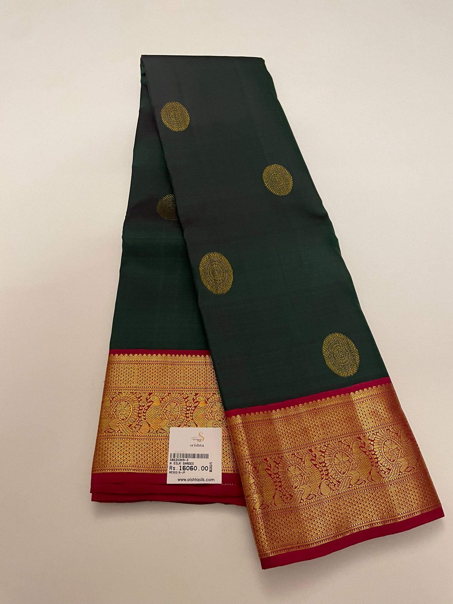 Kanchivaram Silk SBE202k5-3 By SRISHTA
