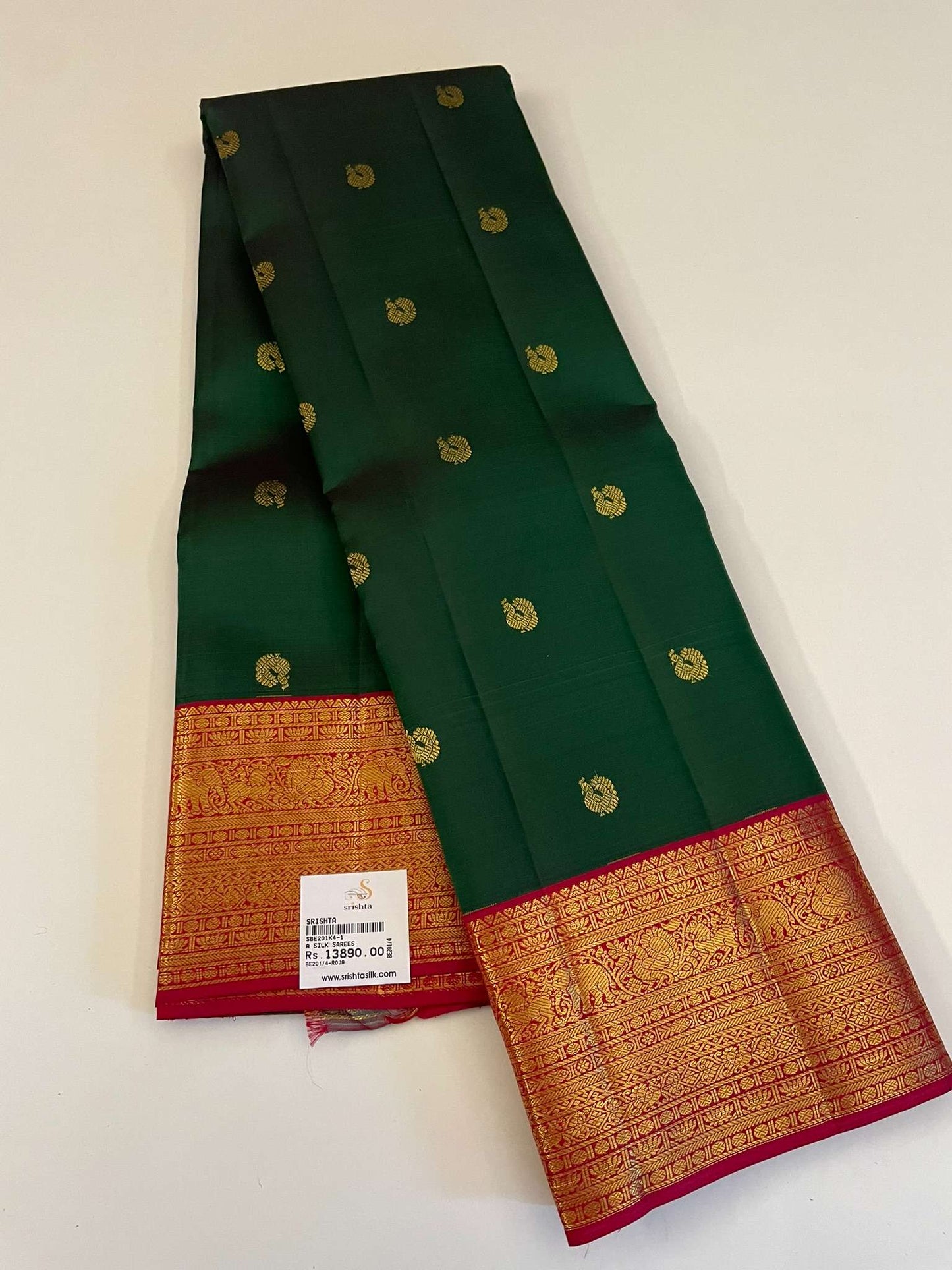 Kanchivaram Silk SBE201K4-1 By SRISHTA