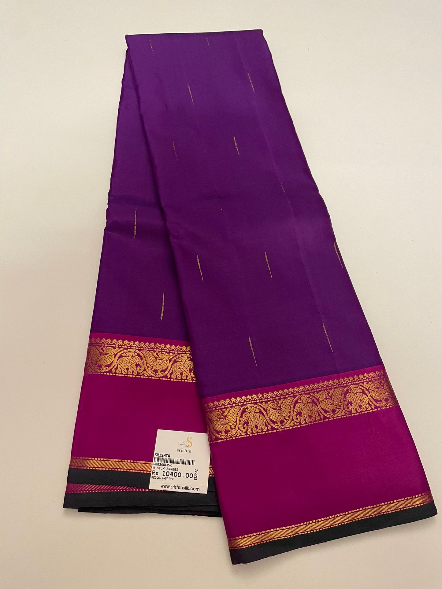 Kanchivaram Silk SBE205L2-1 By SRISHTA
