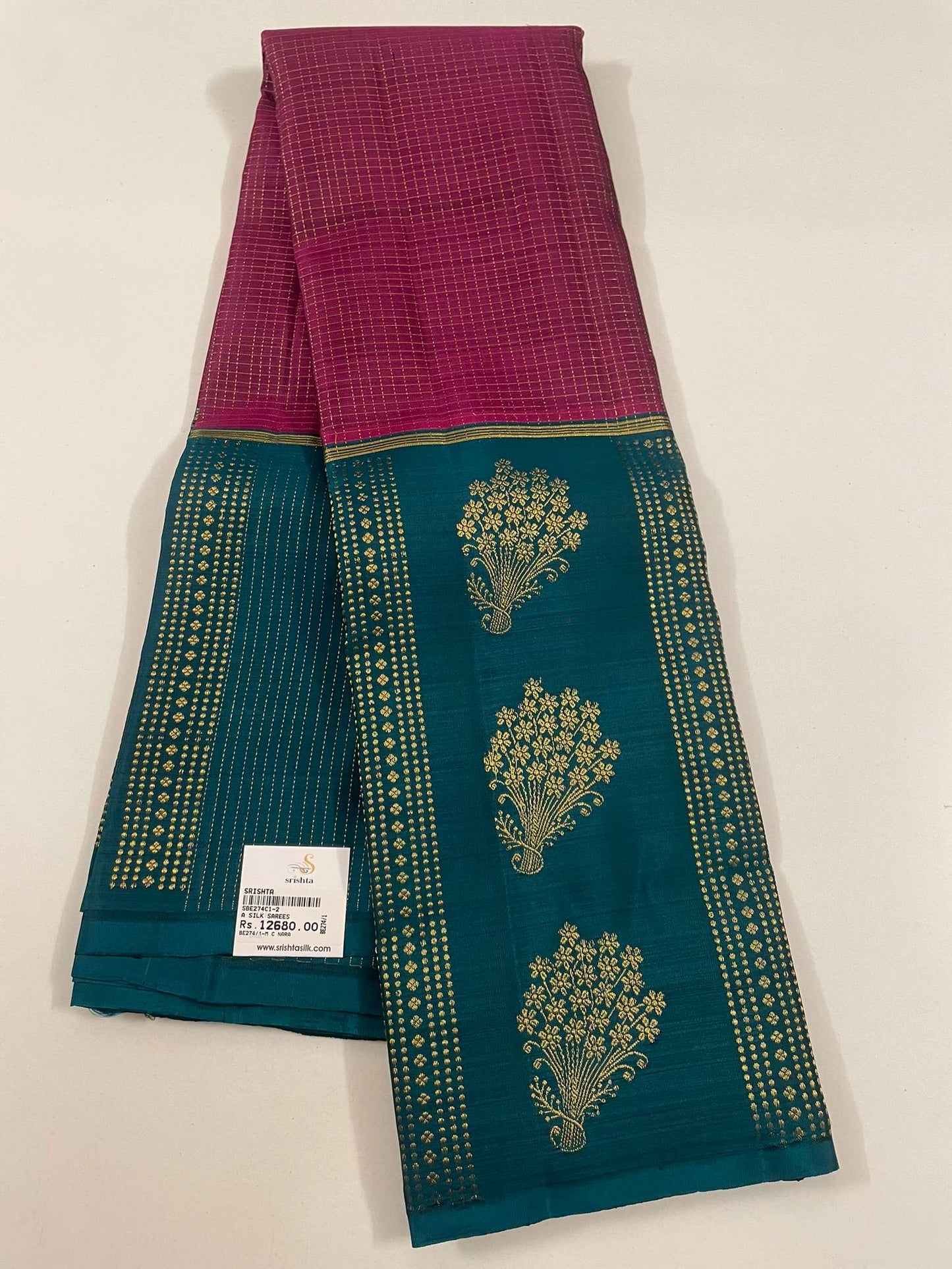 Kanchivaram Silk SBE274C1-2 By SRISHTA