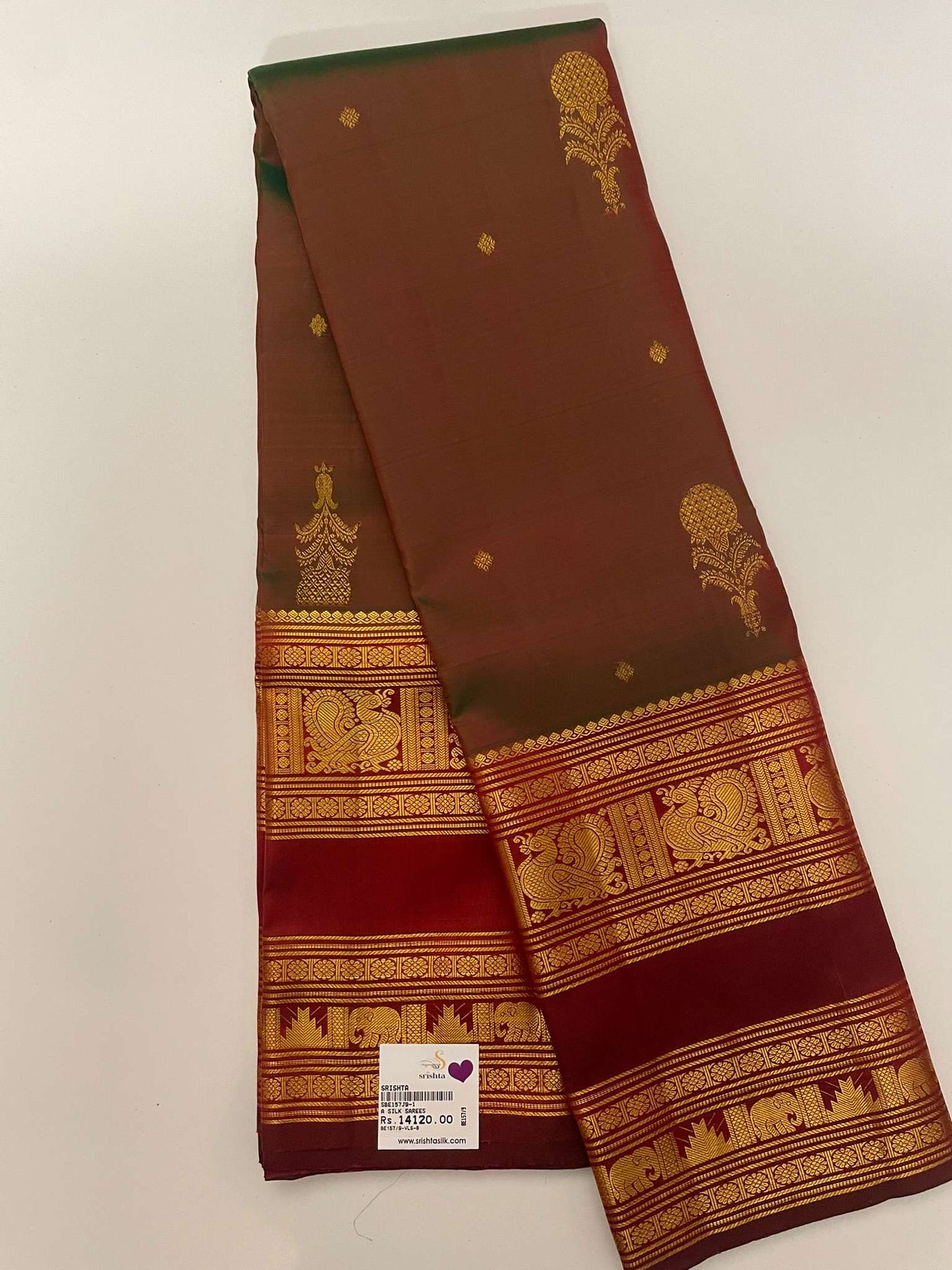 Kanchivaram Silk SBE157J9-1 By SRISHTA