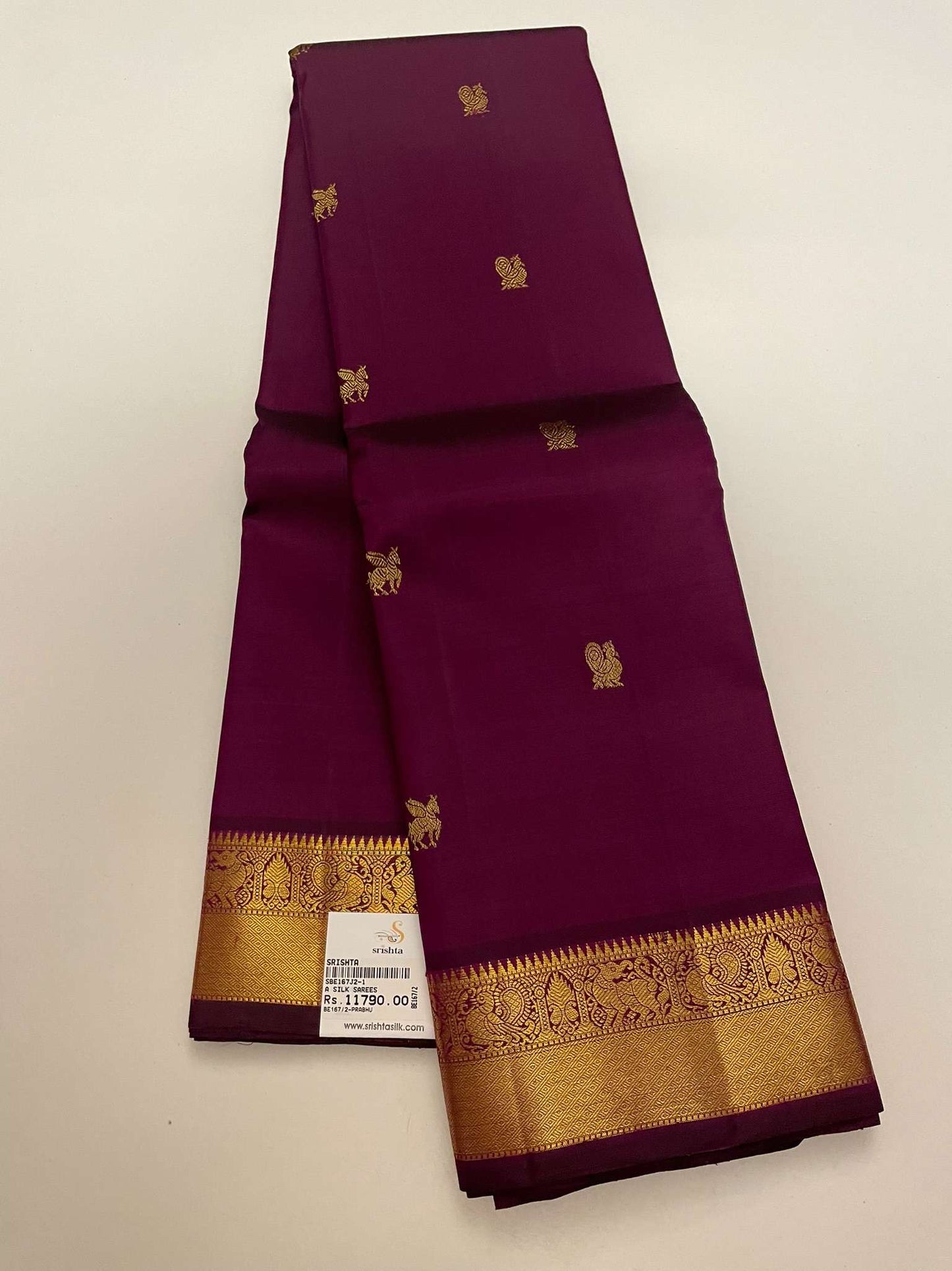 Kanchivaram Silk SBE167J2-1 By SRISHTA