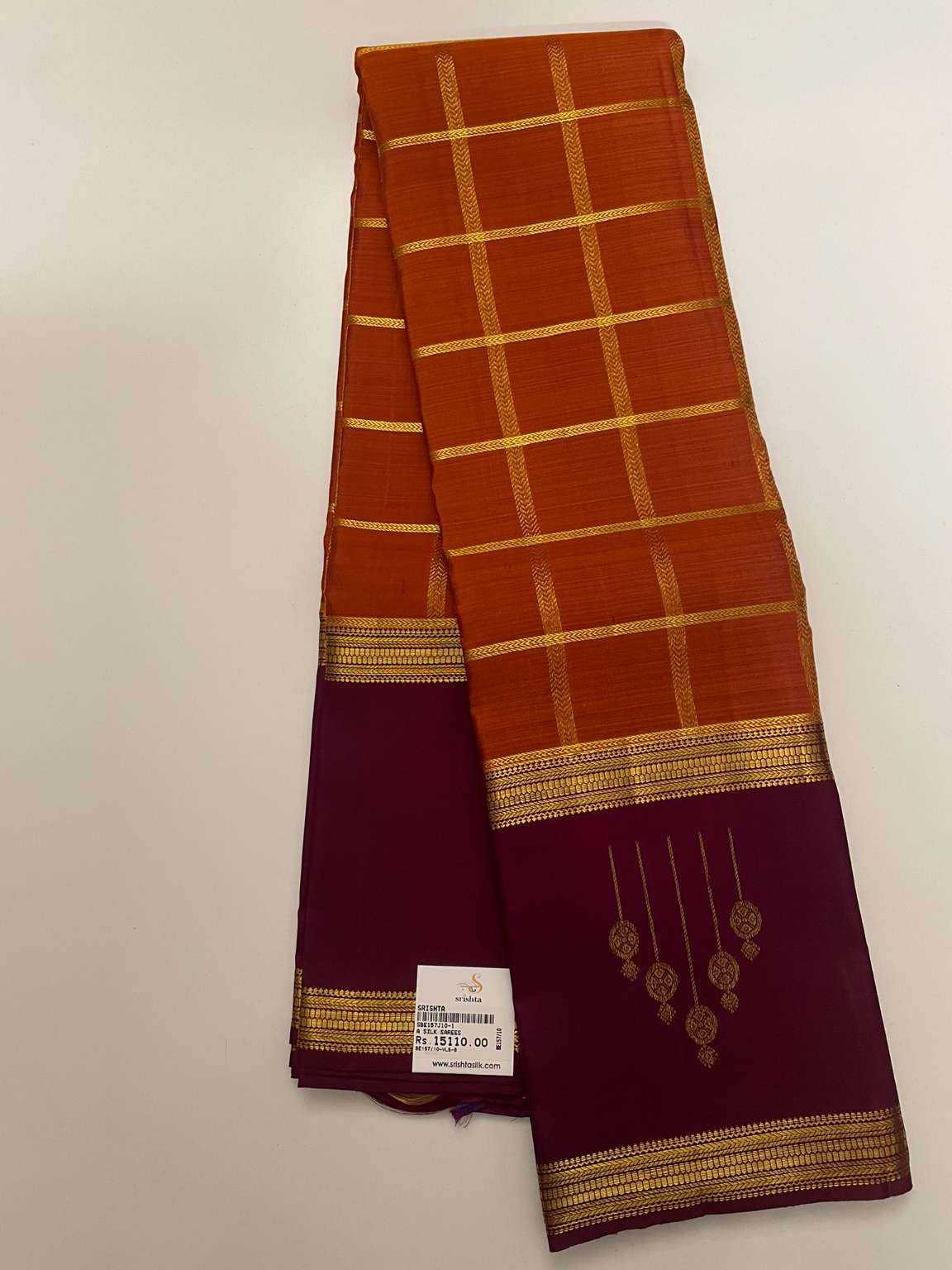 Kanchivaram Silk SBE157J10-1 By SRISHTA