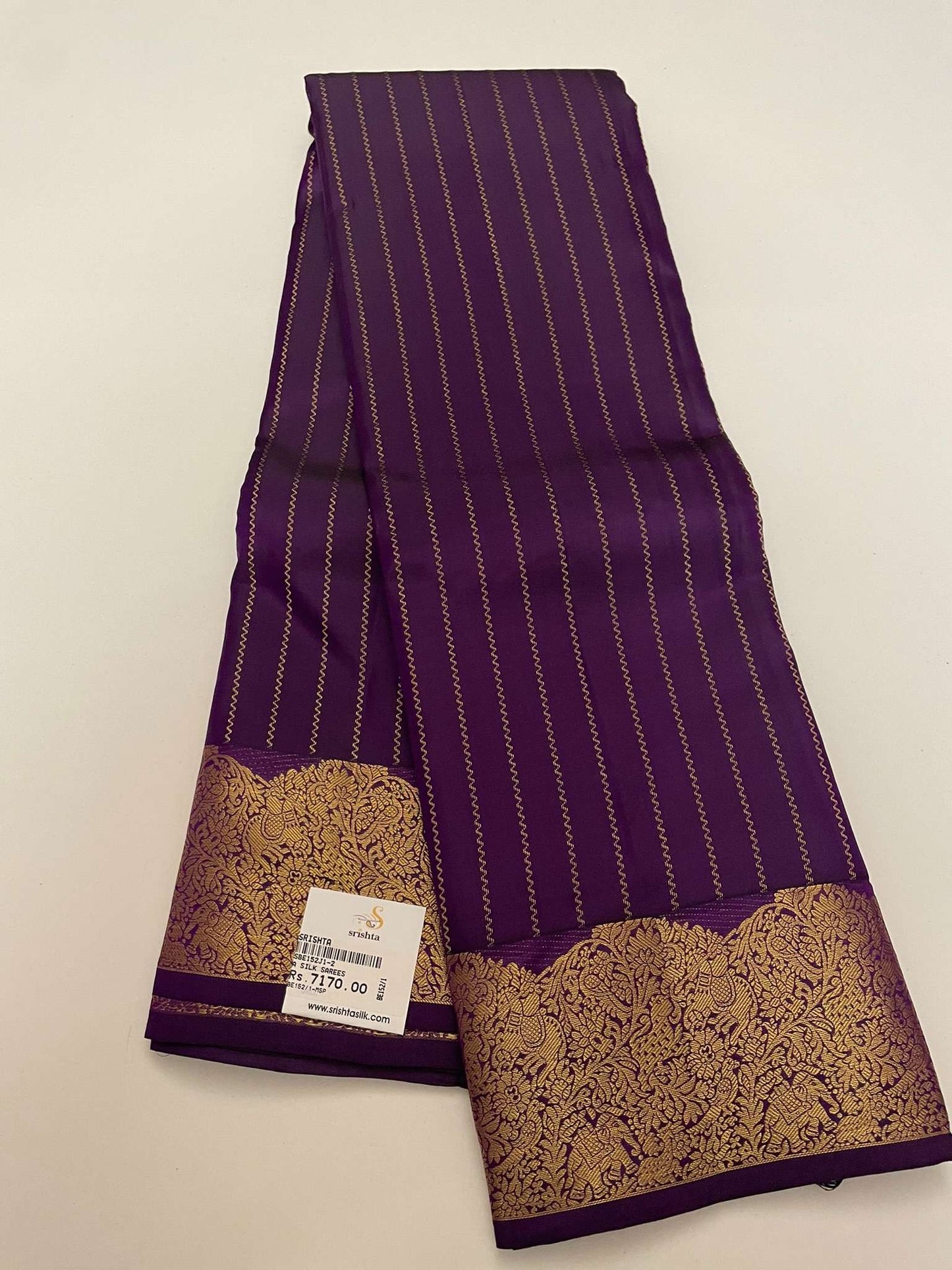 Kanchivaram Silk SBE152J1-2 By SRISHTA