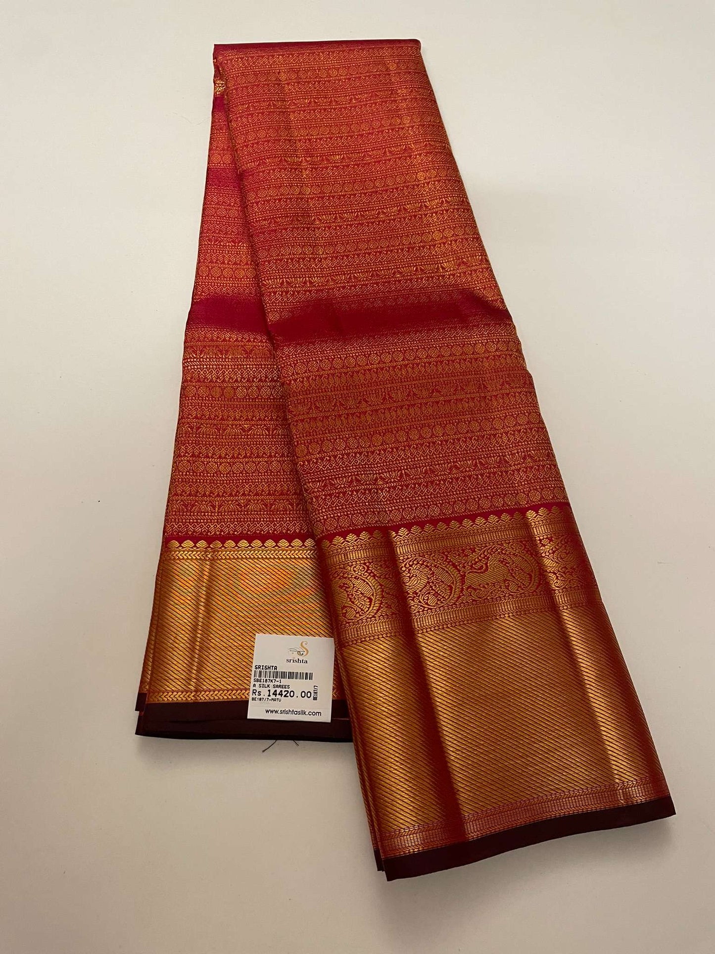 Kanchivaram Silk SBE187K7-1 By SRISHTA