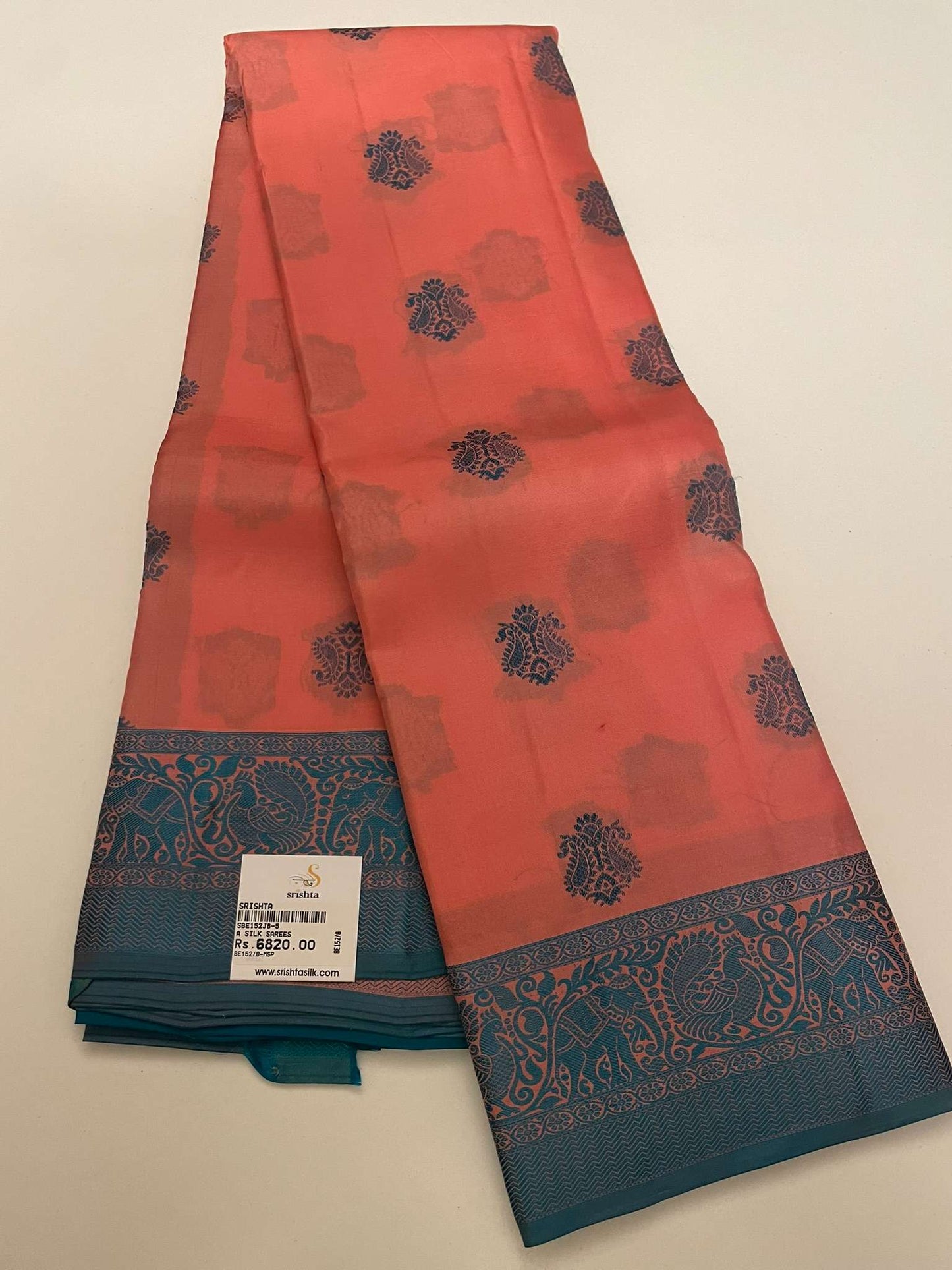 Kanchivaram Silk SBE152J8-5 By SRISHTA