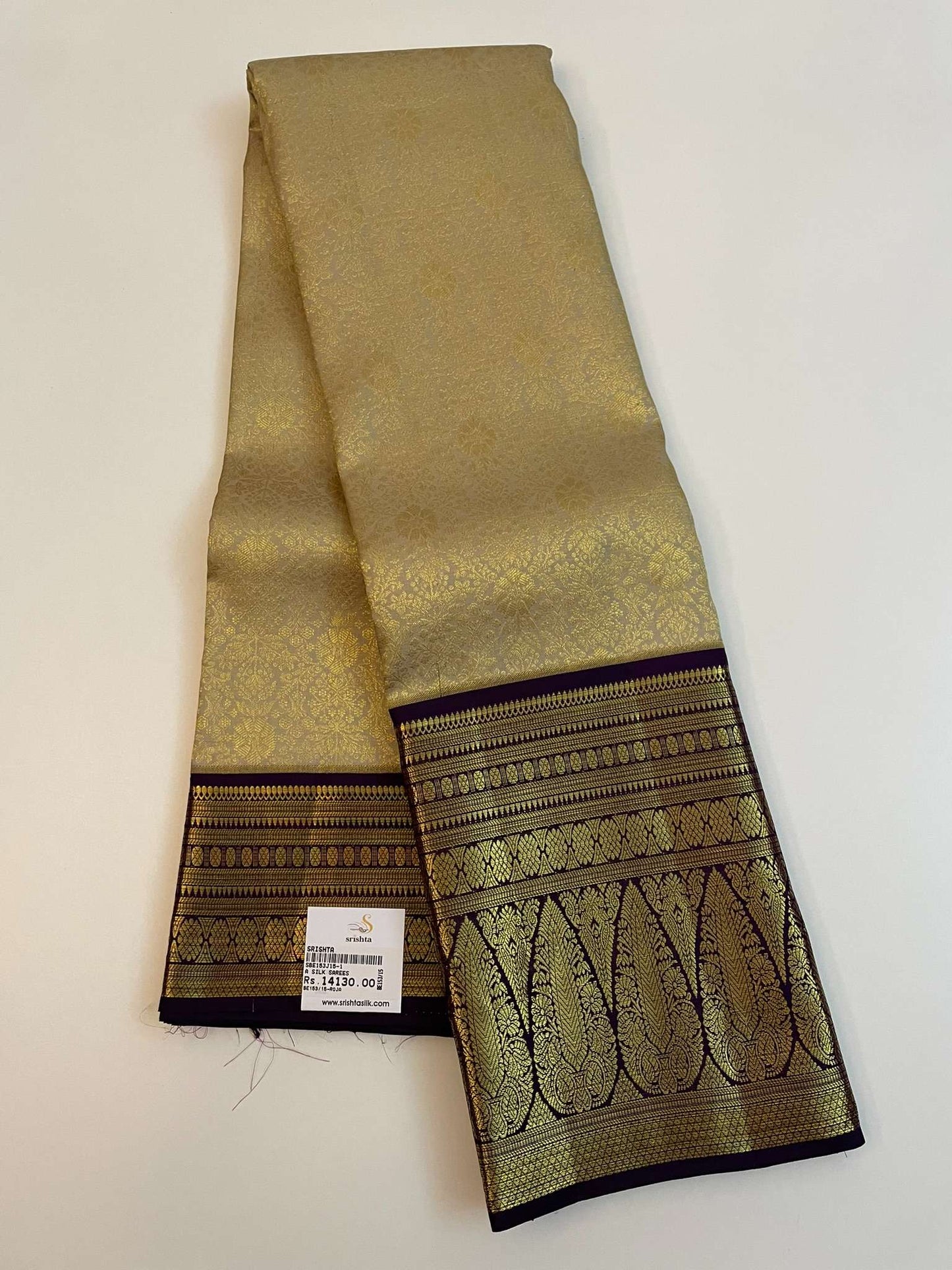 Kanchivaram Silk SBE153J15-1 By SRISHTA
