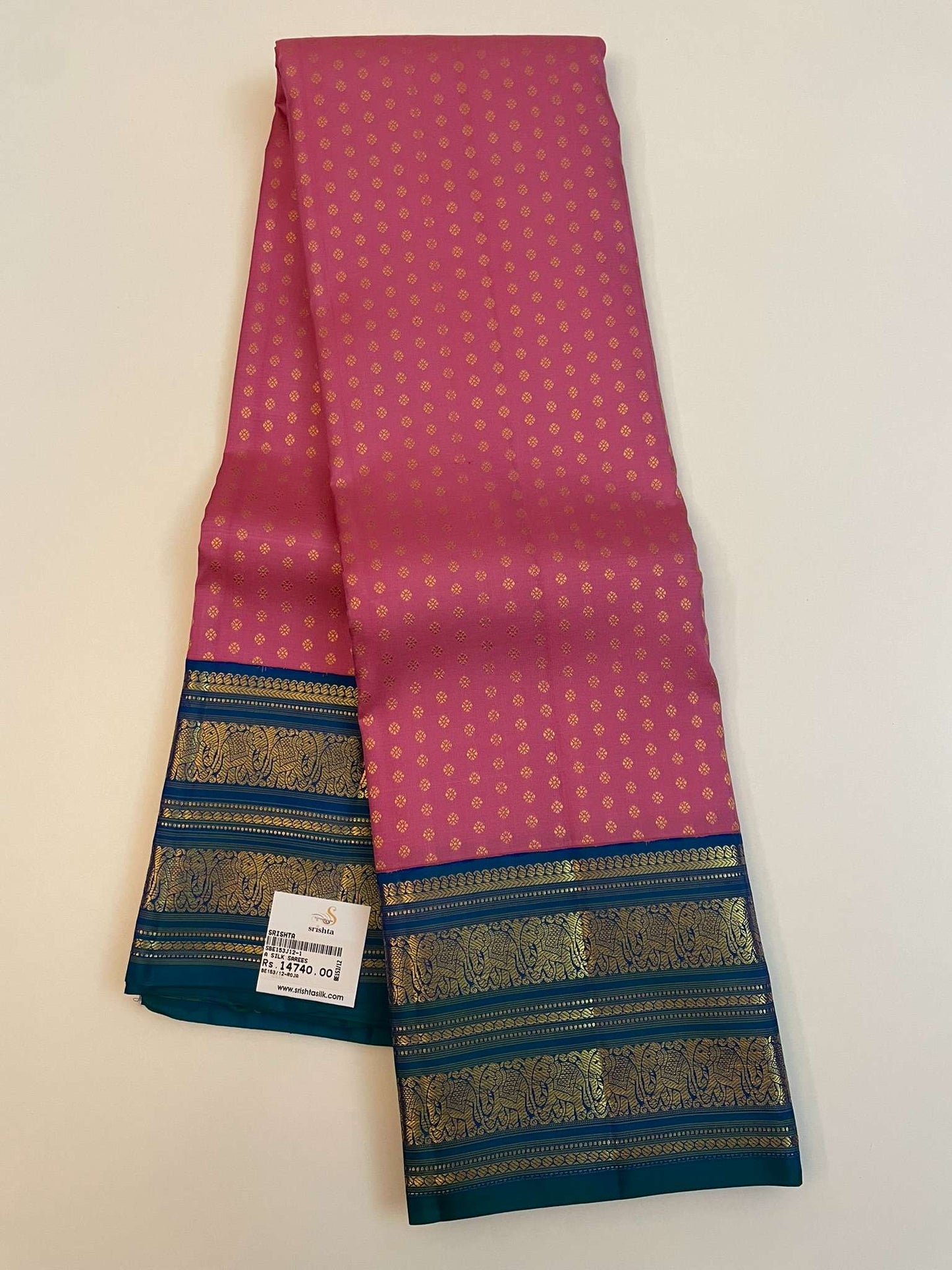 Kanchivaram Silk SBE153J12-1 By SRISHTA