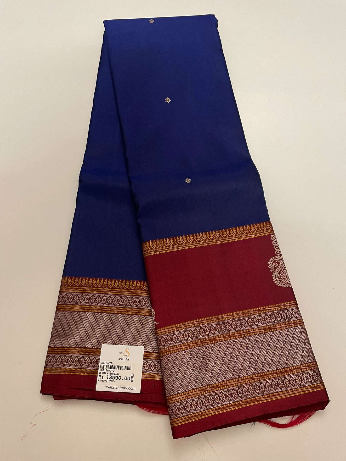 Kanchivaram Silk SBE189K3-3 By SRISHTA