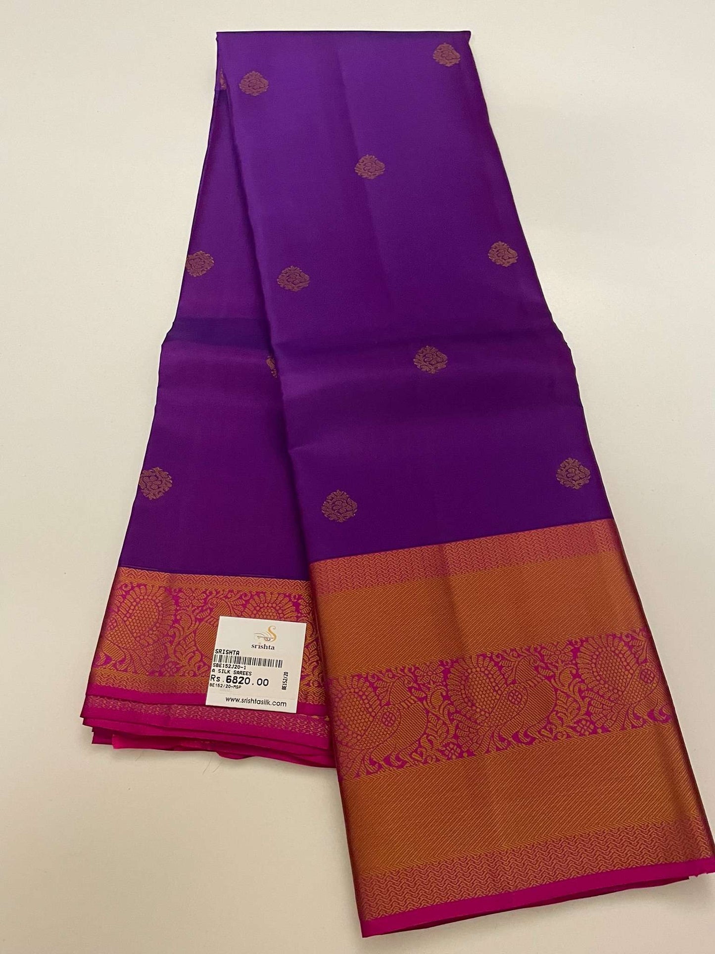 Kanchivaram Silk SBE152J20-1 By SRISHTA