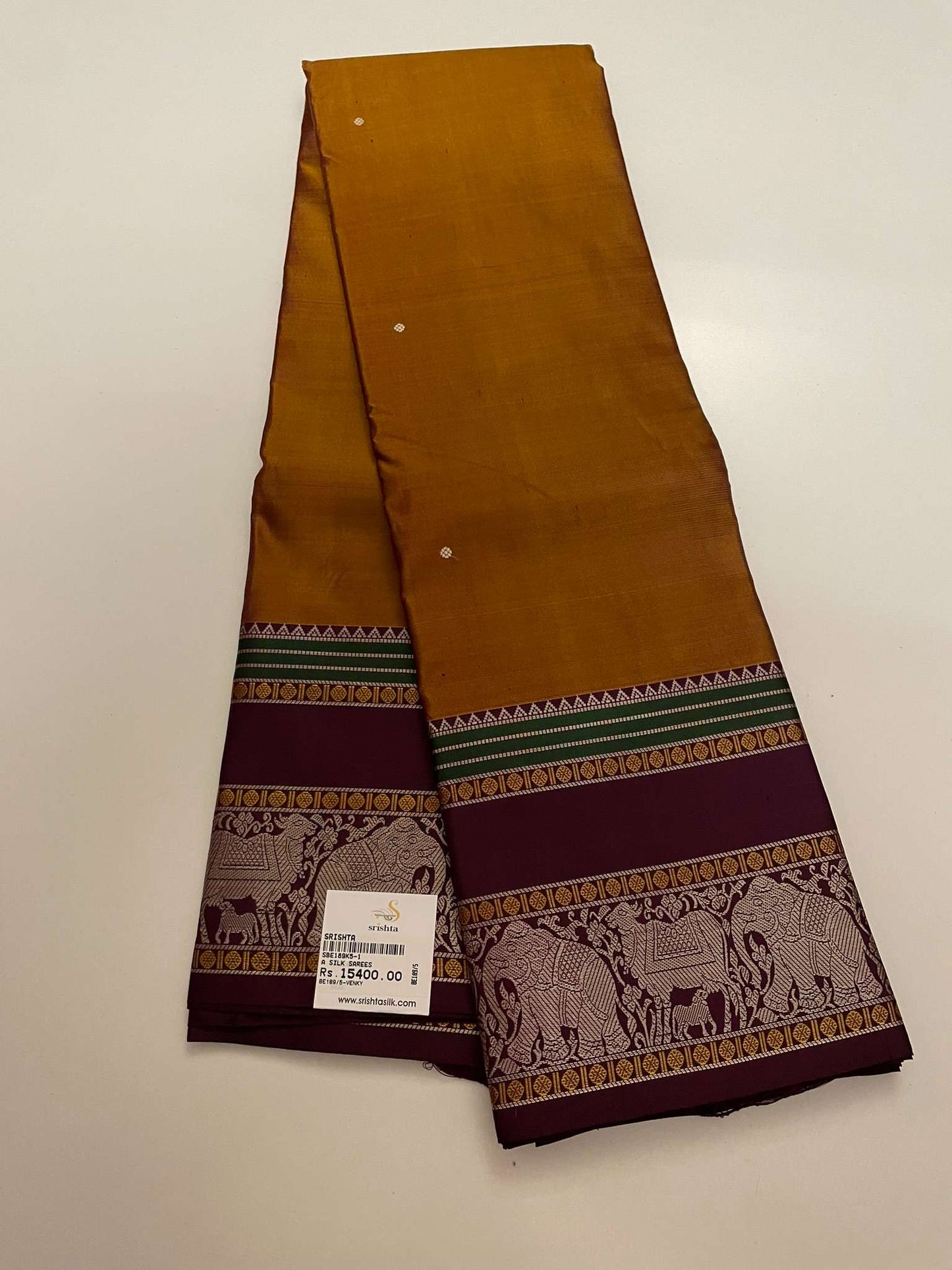 Kanchivaram Silk SBE189K5-1 By SRISHTA