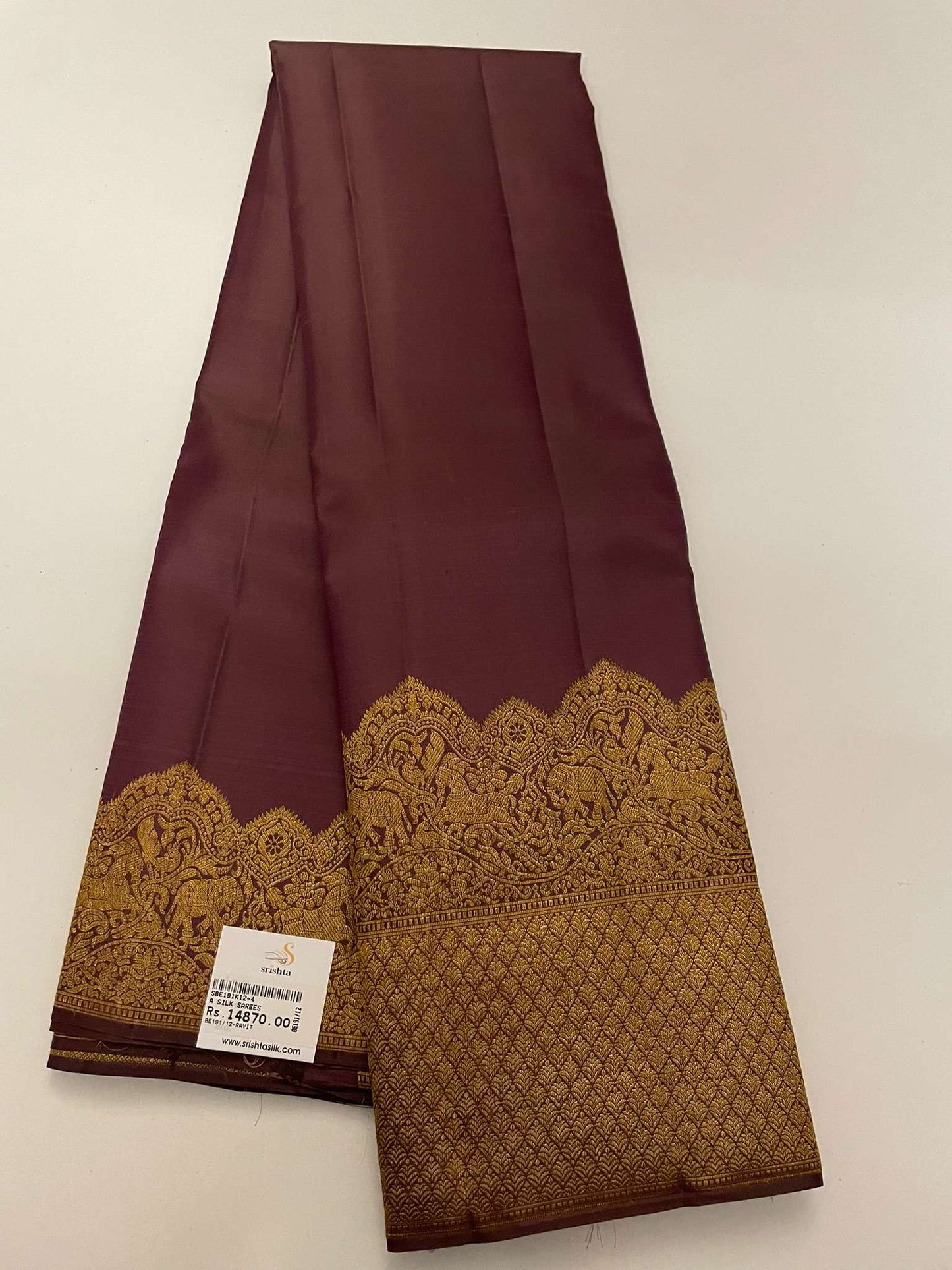 Kanchivaram Silk SBE191K12-4 By SRISHTA