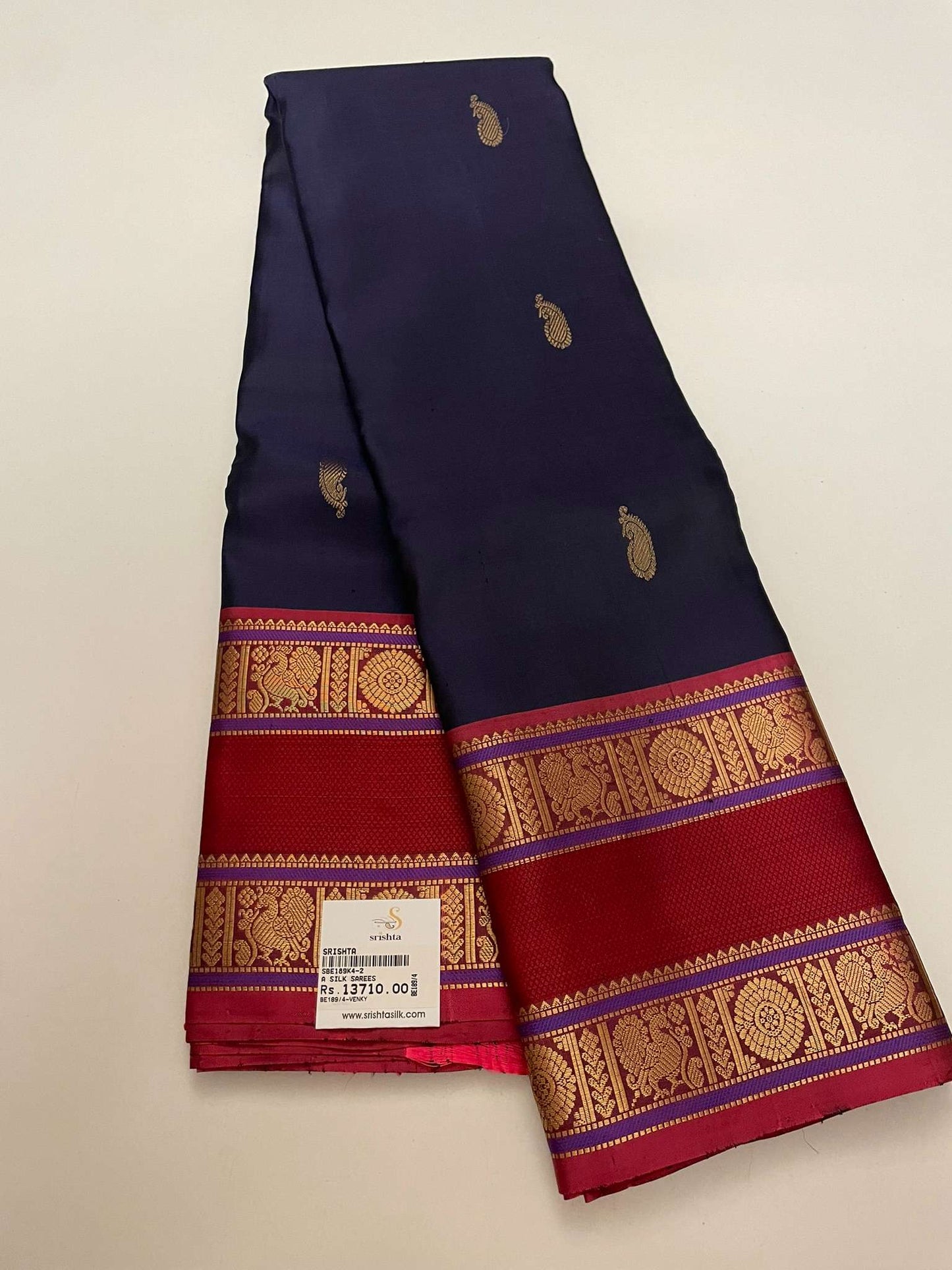 Kanchivaram Silk SBE189K4-2 By SRISHTA