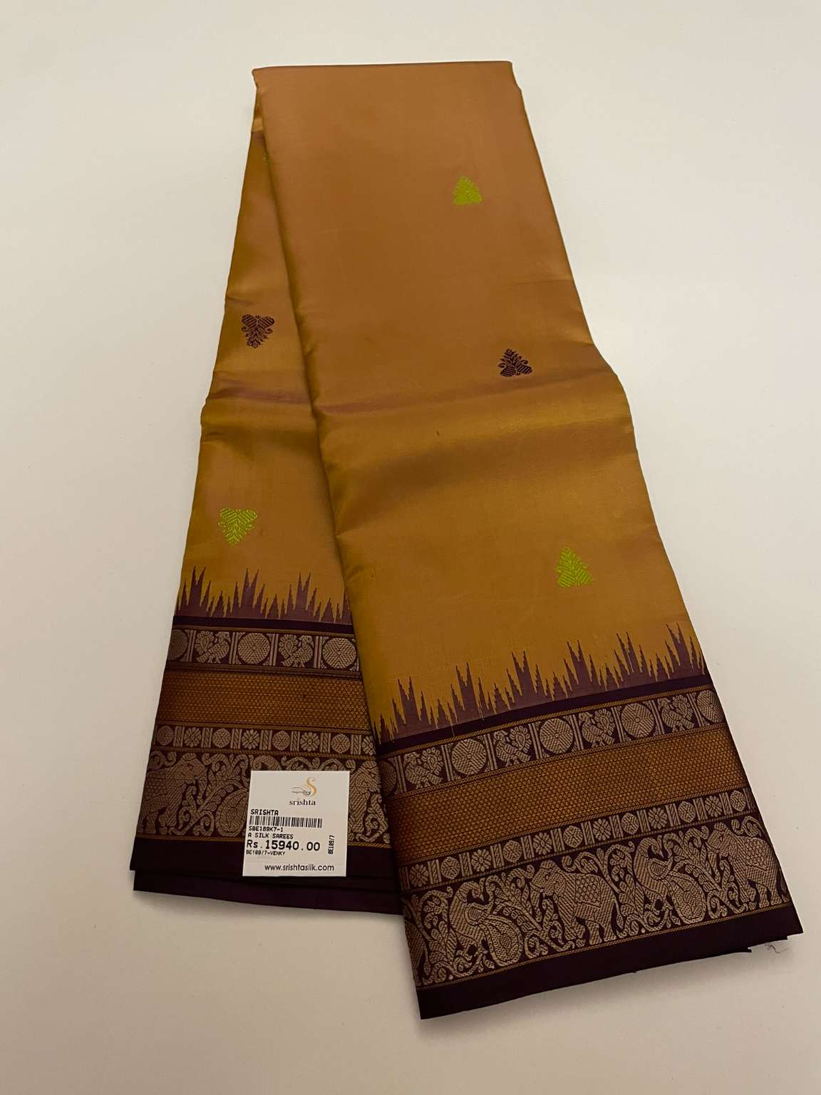 Kanchivaram Silk SBE189K7-1 By SRISHTA