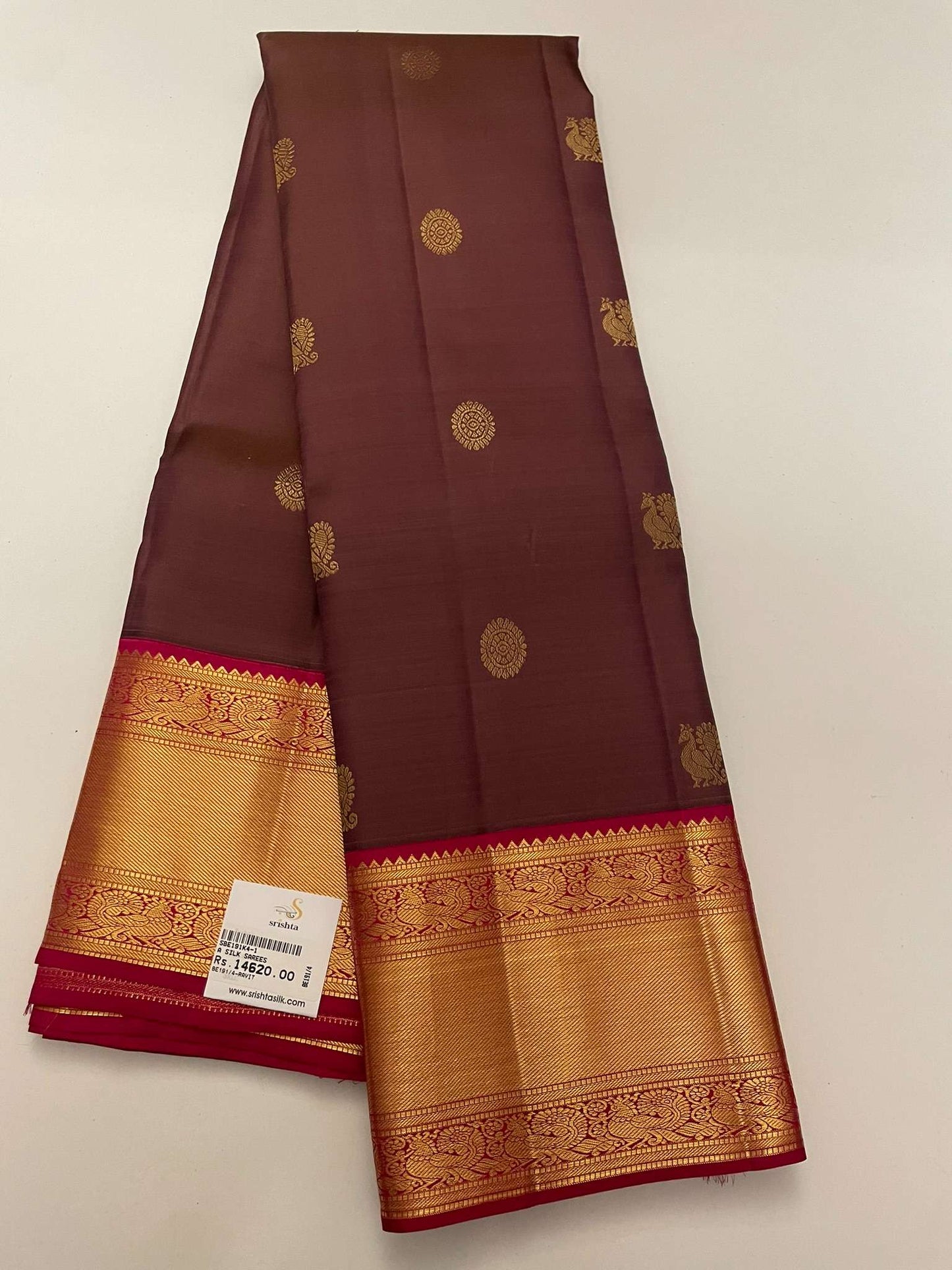 Kanchivaram Silk SBE191K4-1 By SRISHTA