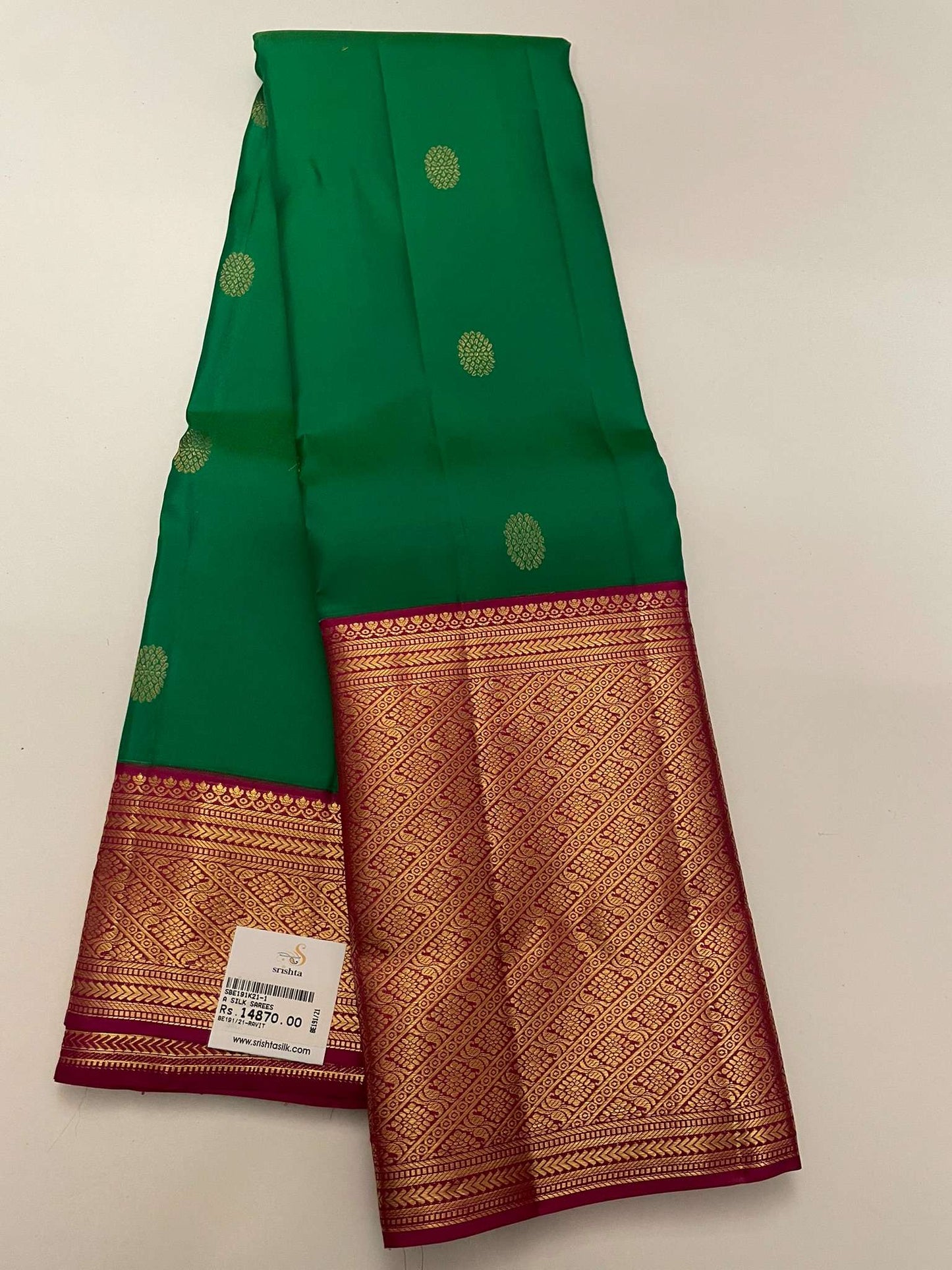 Kanchivaram Silk SBE191K21-1 By SRISHTA