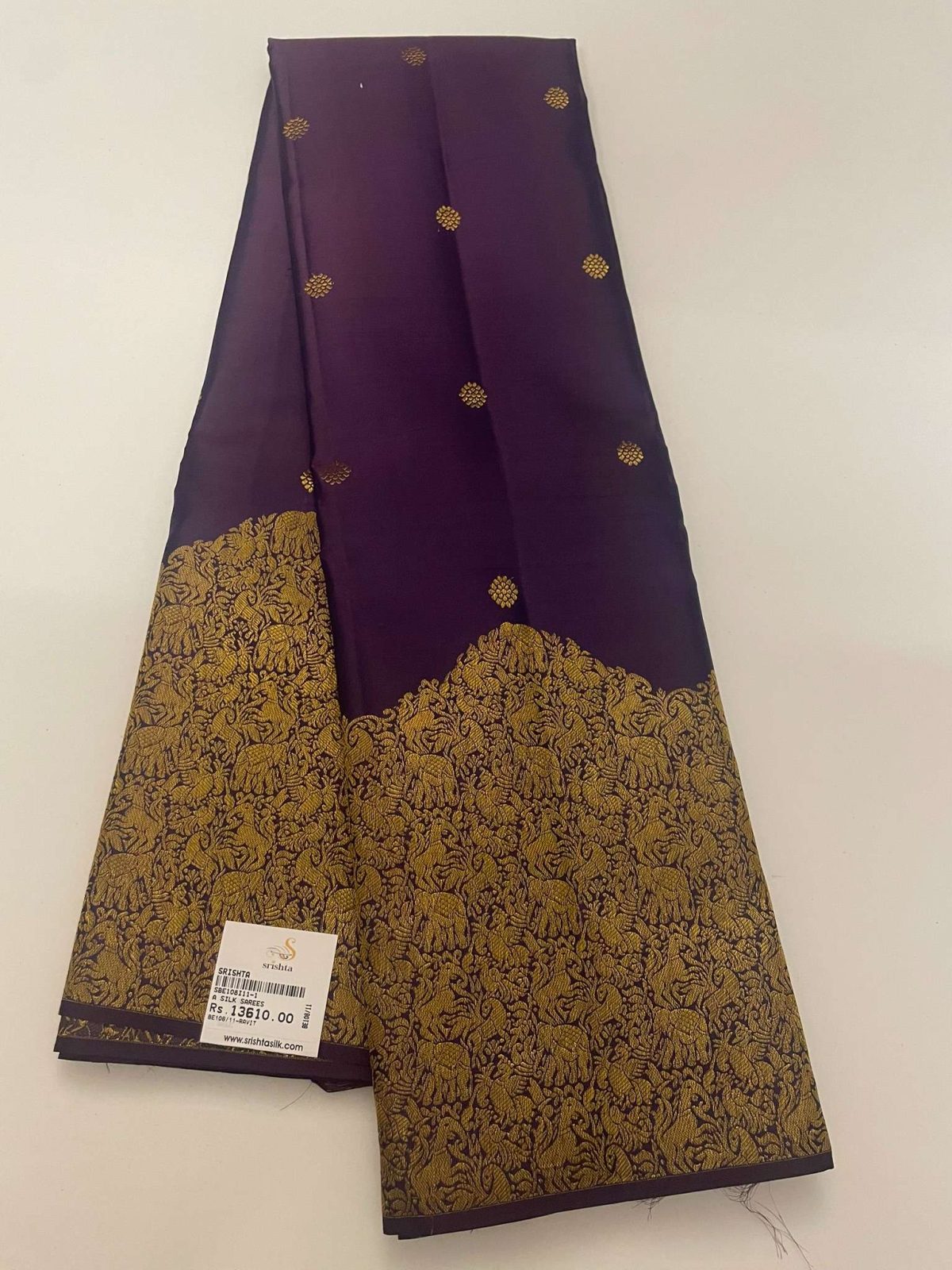 Kanjivaram Silk SBE108I11-1 By SRISHTA